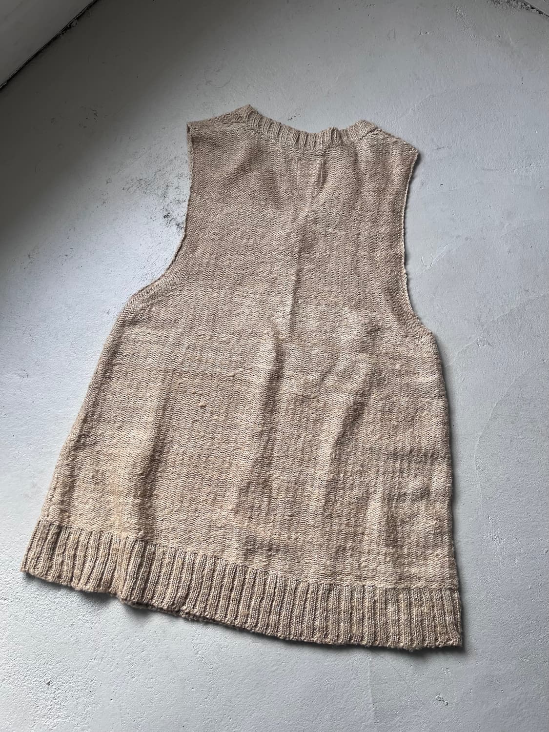 visvim tussar silk v-neck vest 상품이미지2