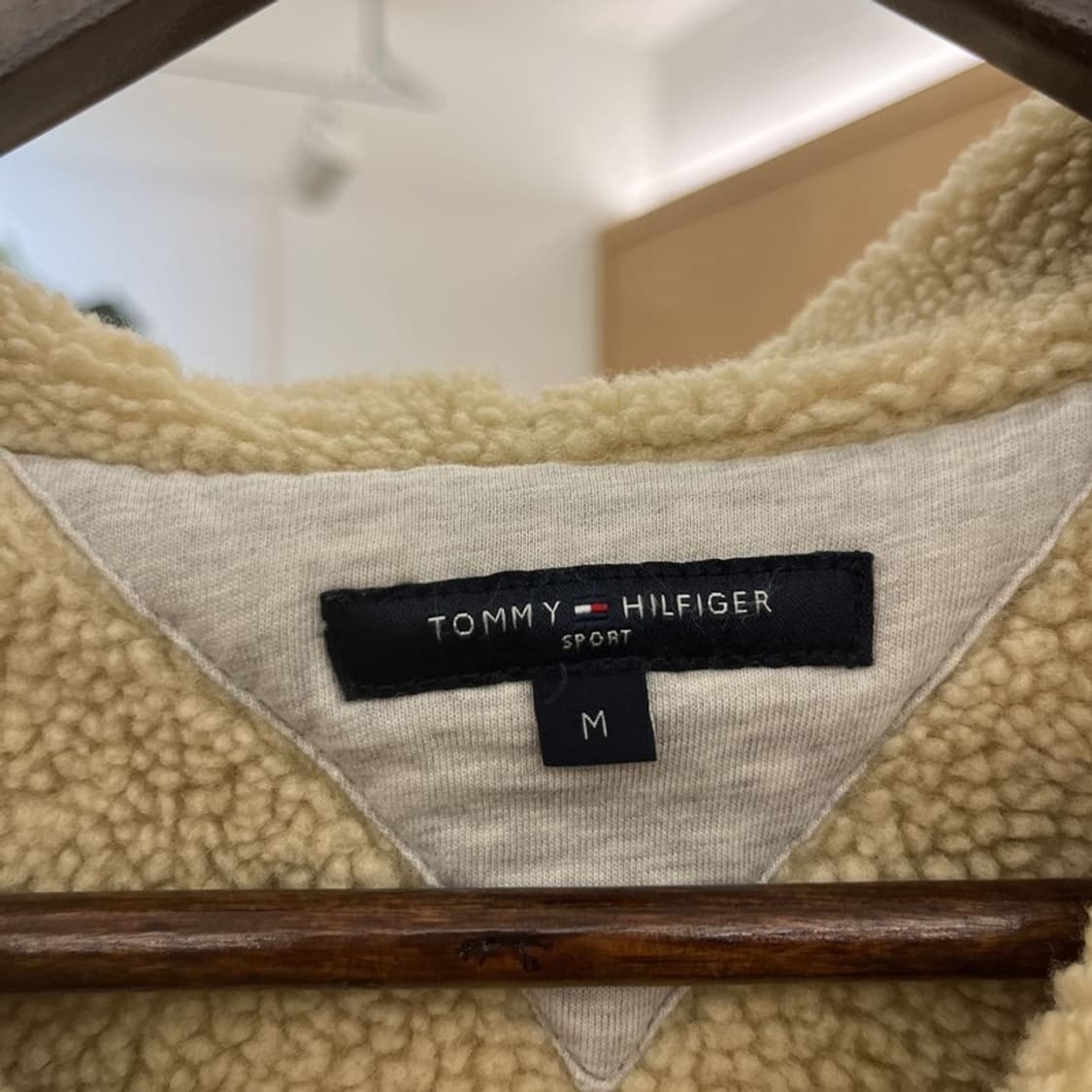 타미힐피거 빈티지 캐주얼 슬림핏 양털 후드집업 M C10680 상품이미지4