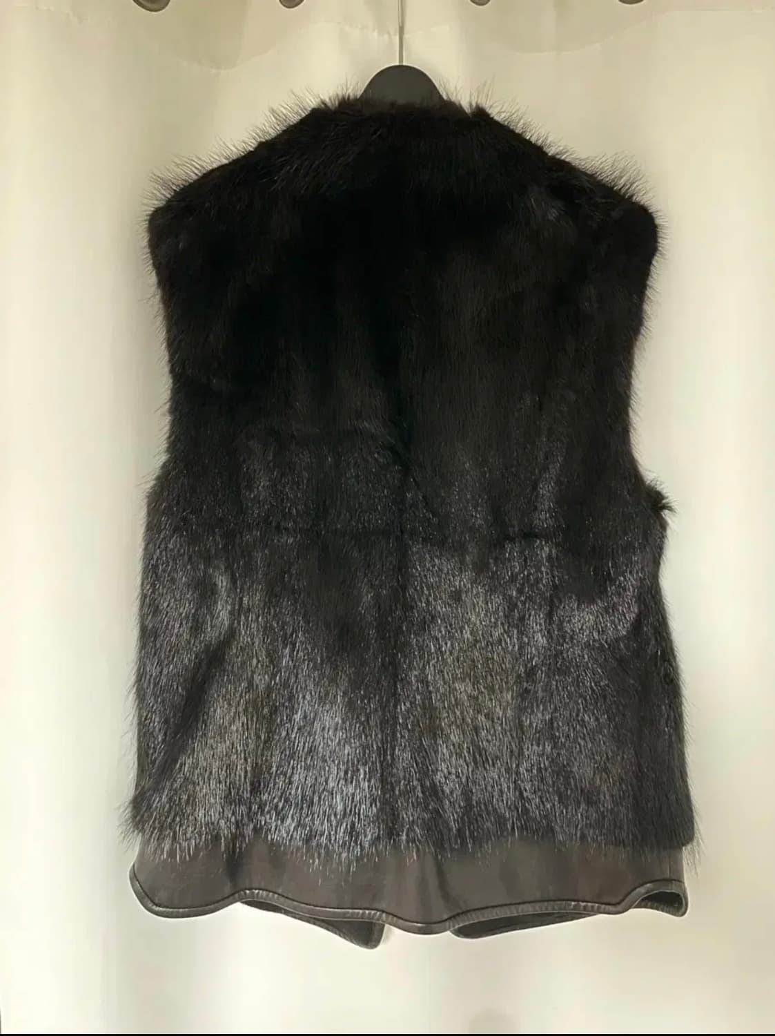 Maje 마쥬 폭스퍼 베스트 퍼자켓 퍼조끼 상품이미지2