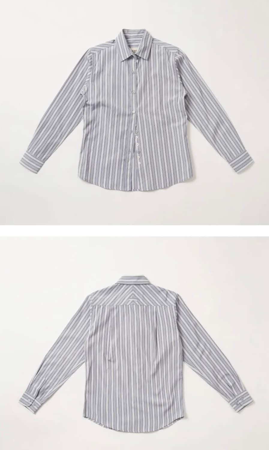 플리즈프로젝트 button stripe shirt 상품이미지4