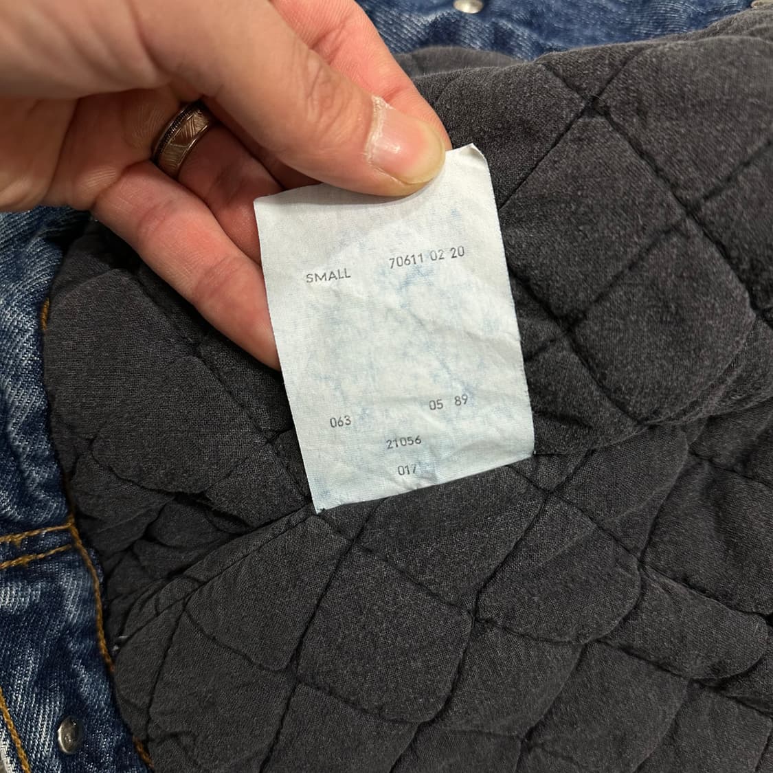 [95] 리바이스 오렌지탭 데님점퍼 상품이미지8