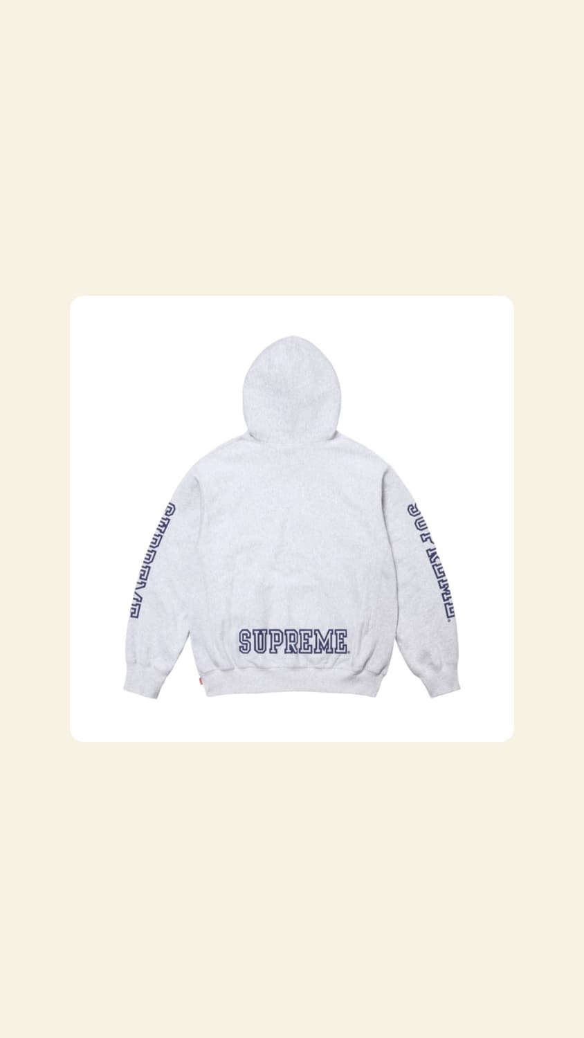 슈프림 supreme 컬리지에이트 후드 hoodie 24fw 상품이미지2