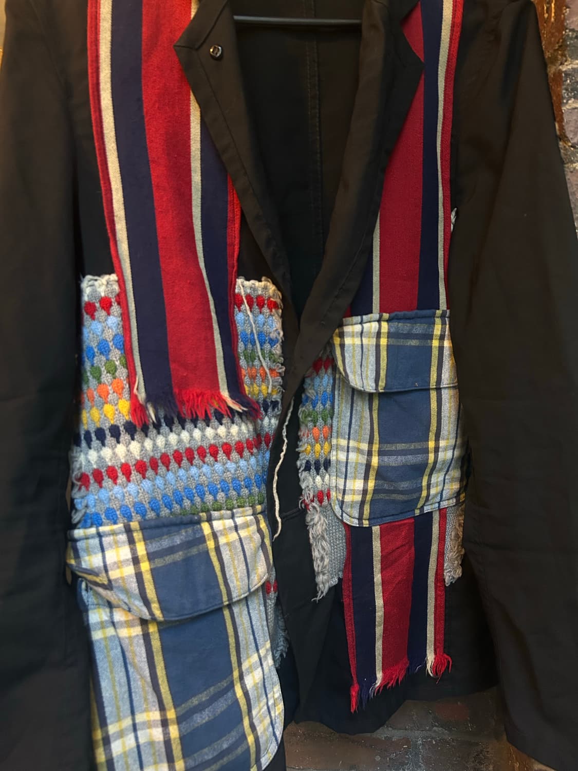 2000s 꼼데가르송 패치워크 자켓 상품이미지4