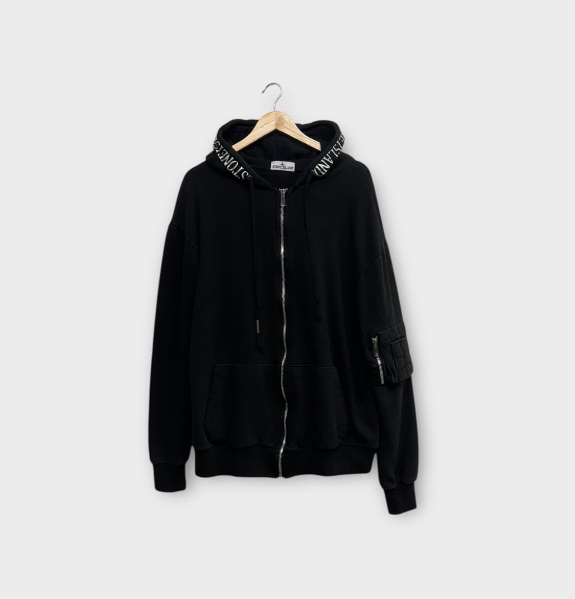 스톤 로고 STONE  후드집업  XL 상품이미지1