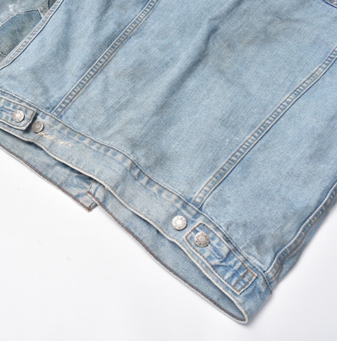 리바이스 하드페이드 핸드커스텀 데님자켓 M 상품이미지8