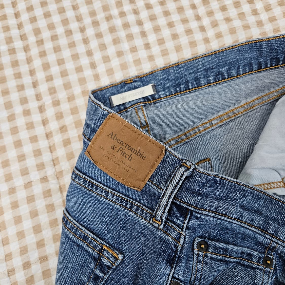 아베크롬비앤피치 슬림핏 스판 청바지 남자32 상품이미지2