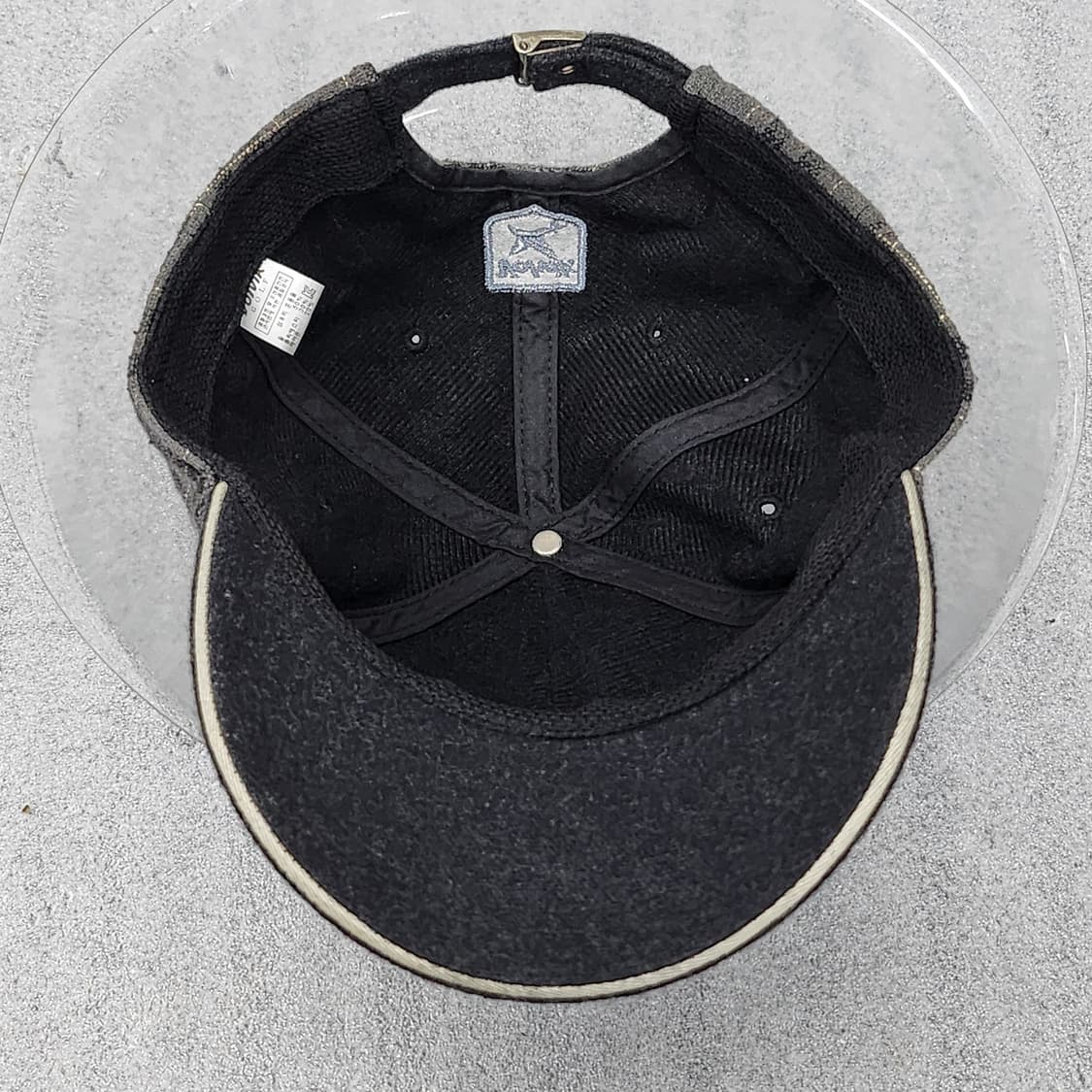 볼빅 정품 골프모자 울50% 체크패턴  프리 상품이미지7