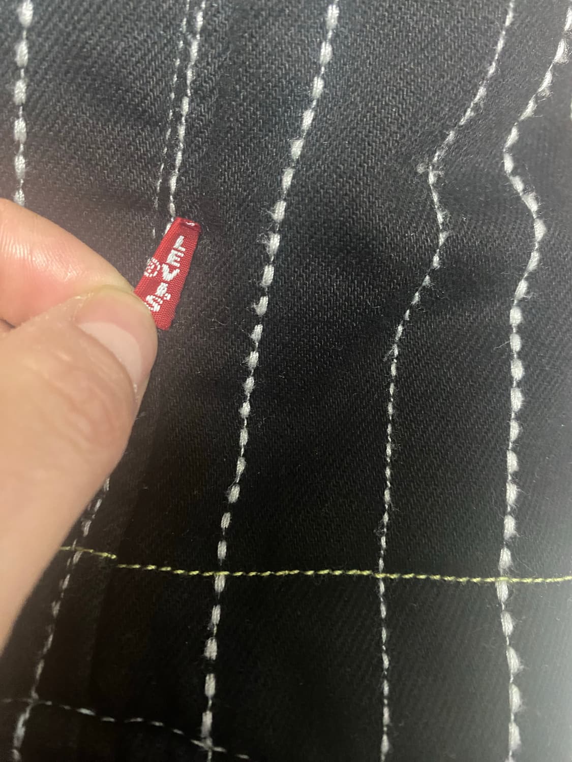 데님티어스 피스 패치워크 패디드자켓 상품이미지6