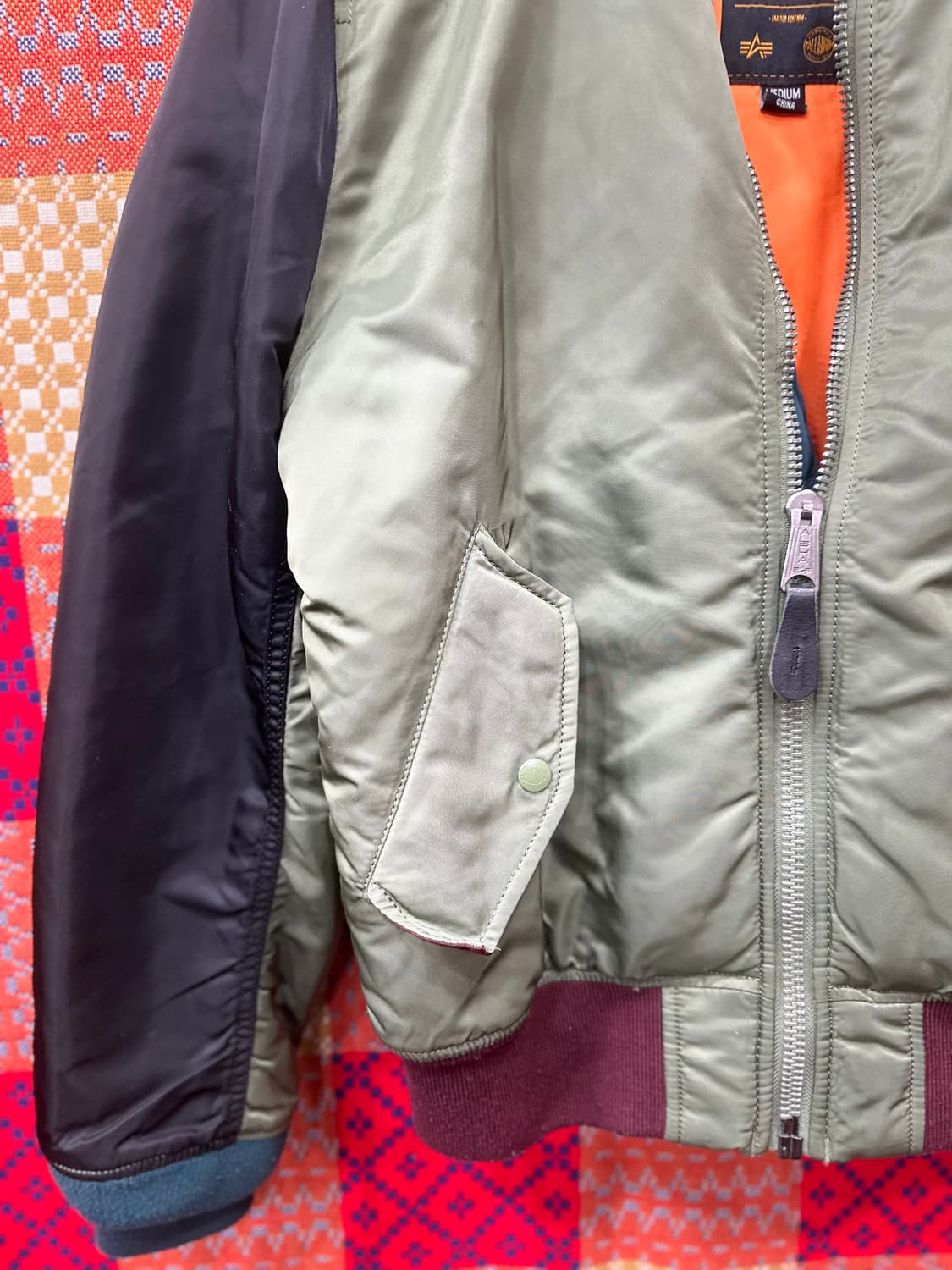 M 팔라디움 알파인더스트리 리버시블 MA-1 상품이미지3