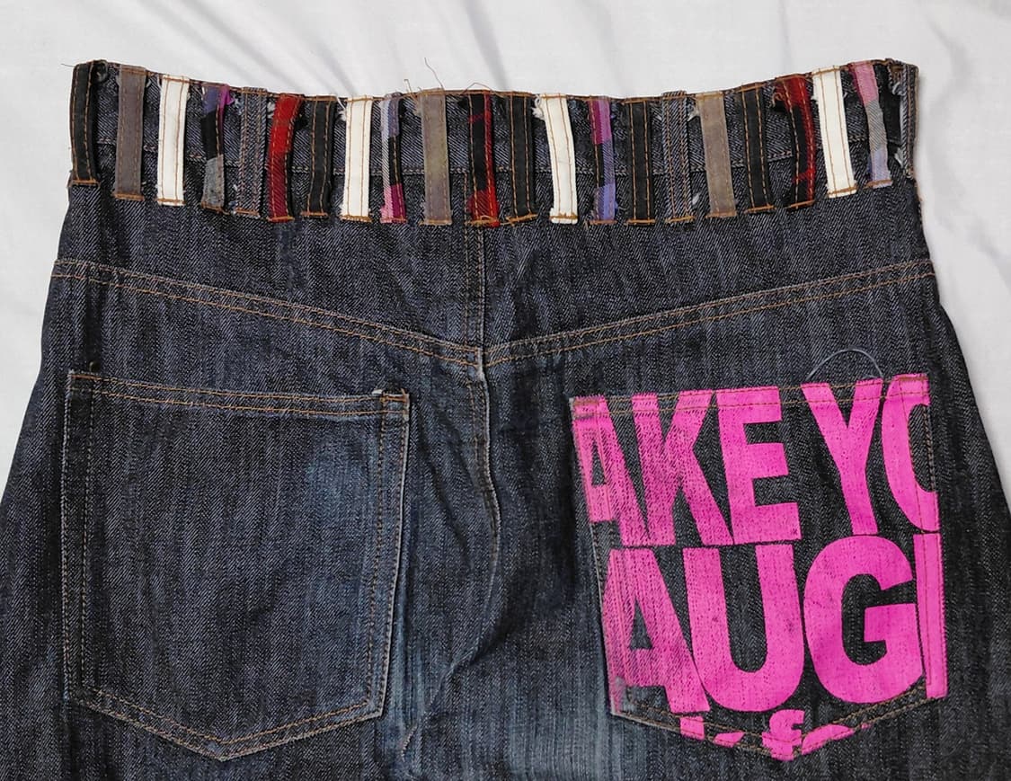 [M] UP-START Removal 하라주쿠 펑크 디테일 데님 팬츠 상품이미지9