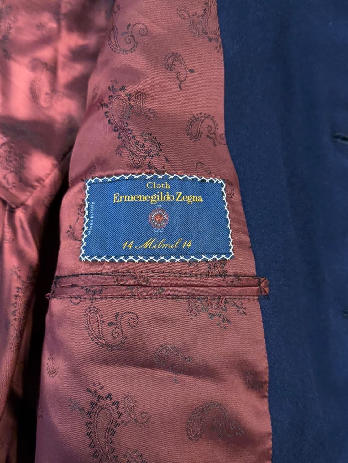 제냐 14 MILMIL 14 캐시미어 비스포크 자켓 100 상품이미지9