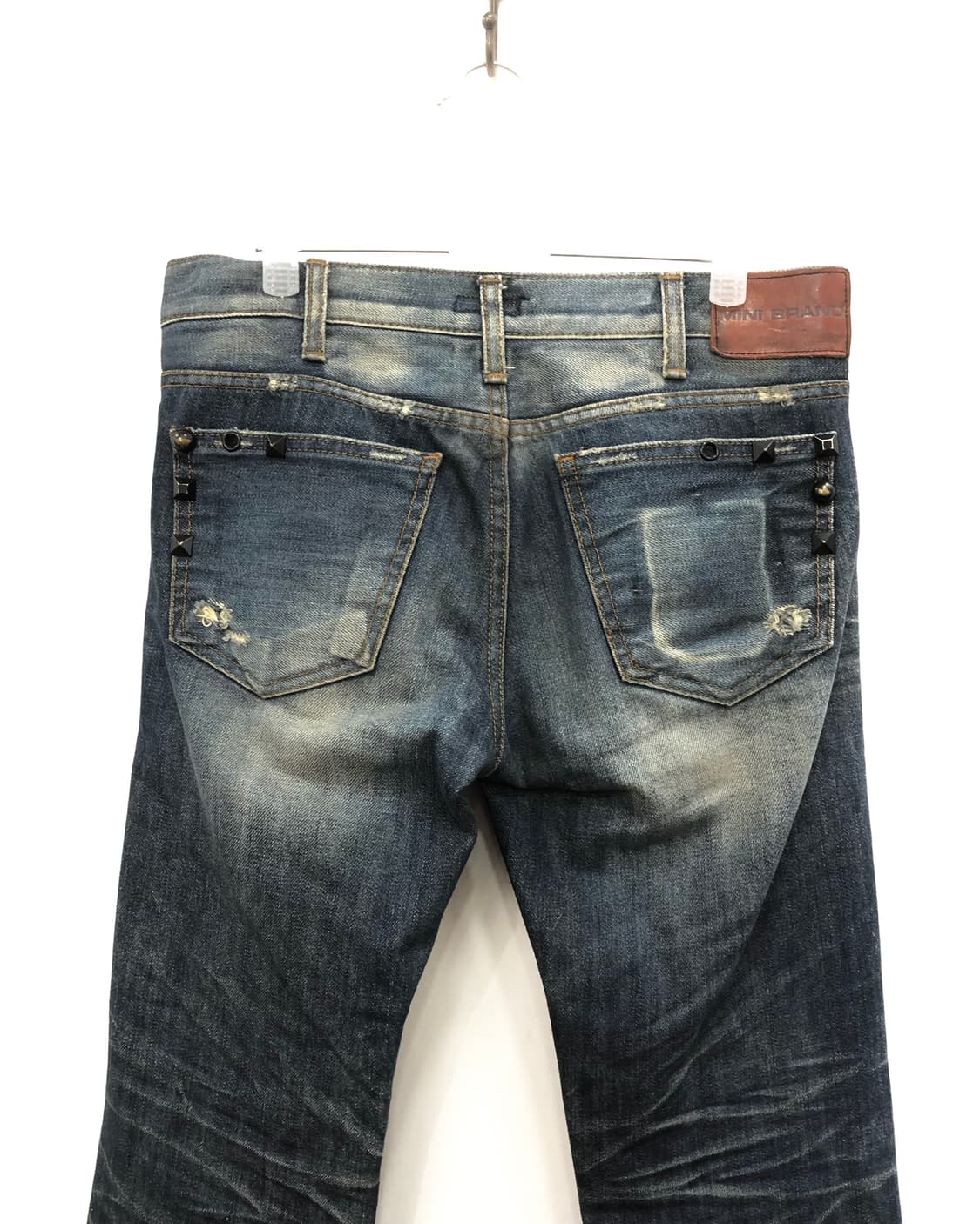 studded distressed washed denim pants 상품이미지6