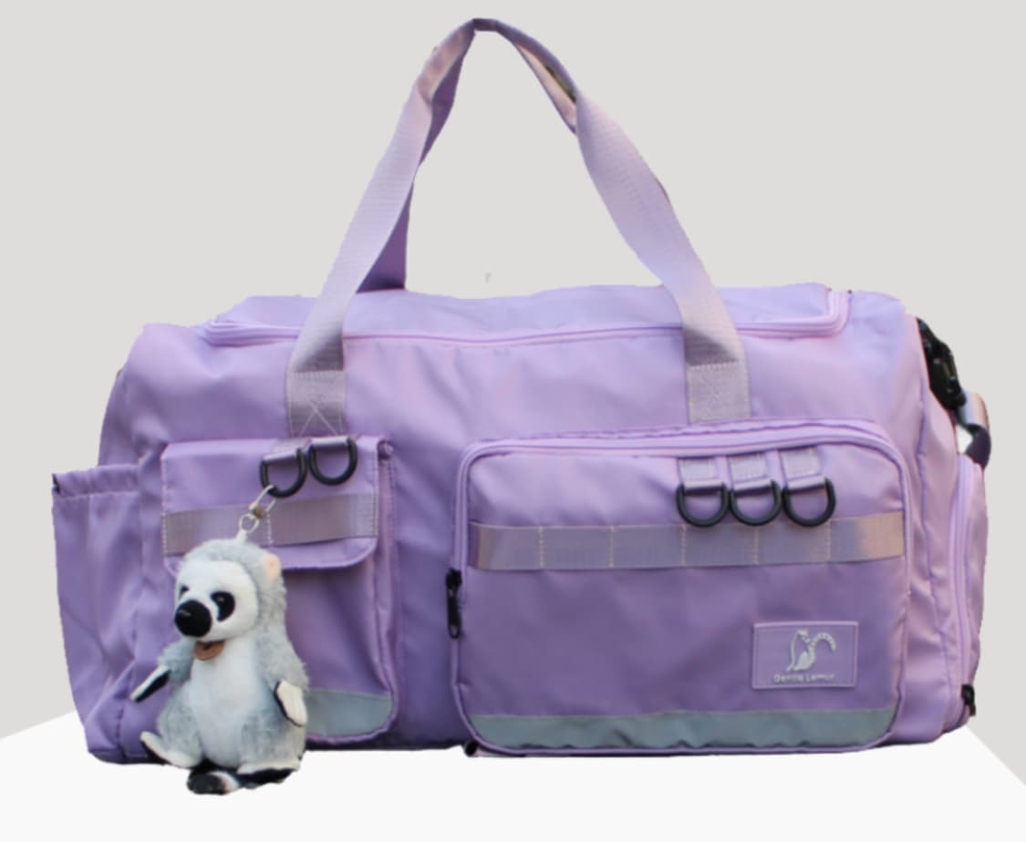 젠틀리머 보스턴백 연보라 컬러 상품이미지1