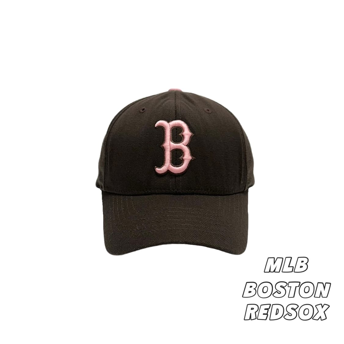 MLB 보스턴 레드삭스 브라운 핑크 볼캡 야구모자 상품이미지2