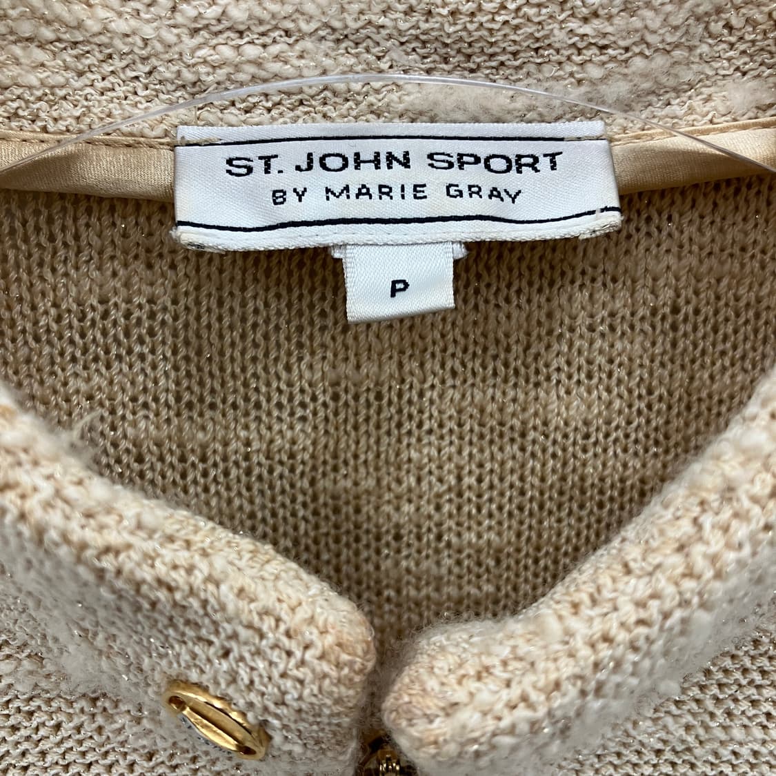 세인트 존 스포츠 베이지 산타나 니트 집업 자켓  상품이미지3