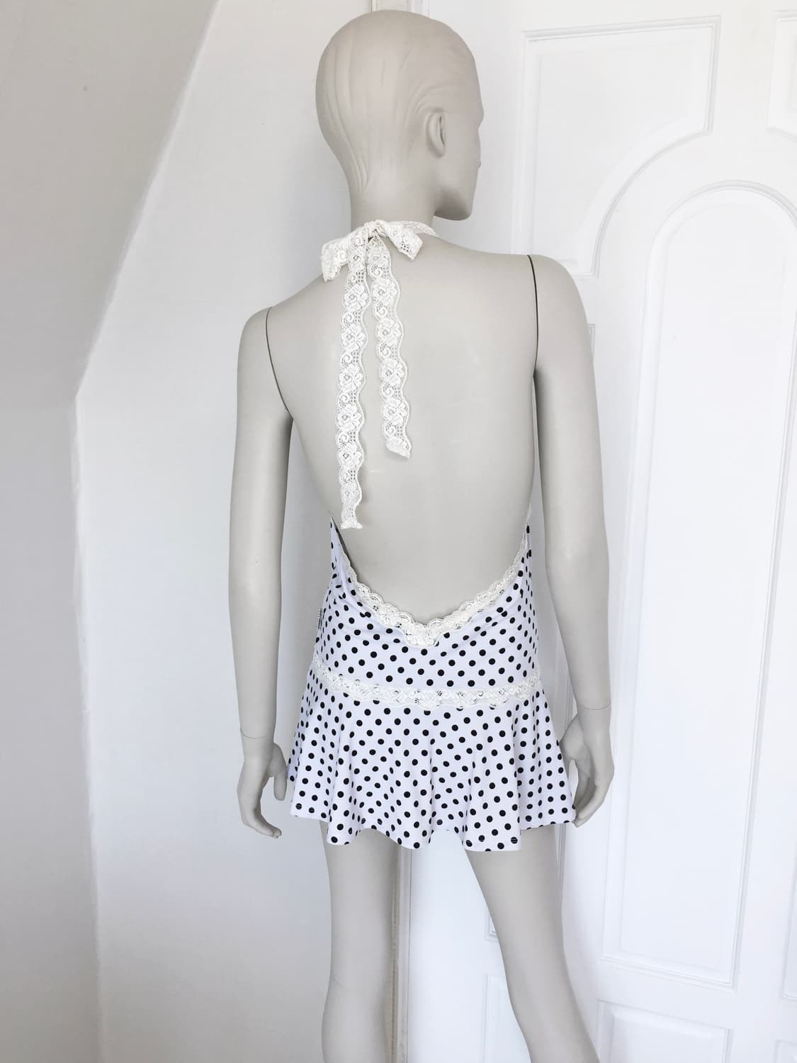 Paco rabanne Polka-dot Drape dress 상품이미지6