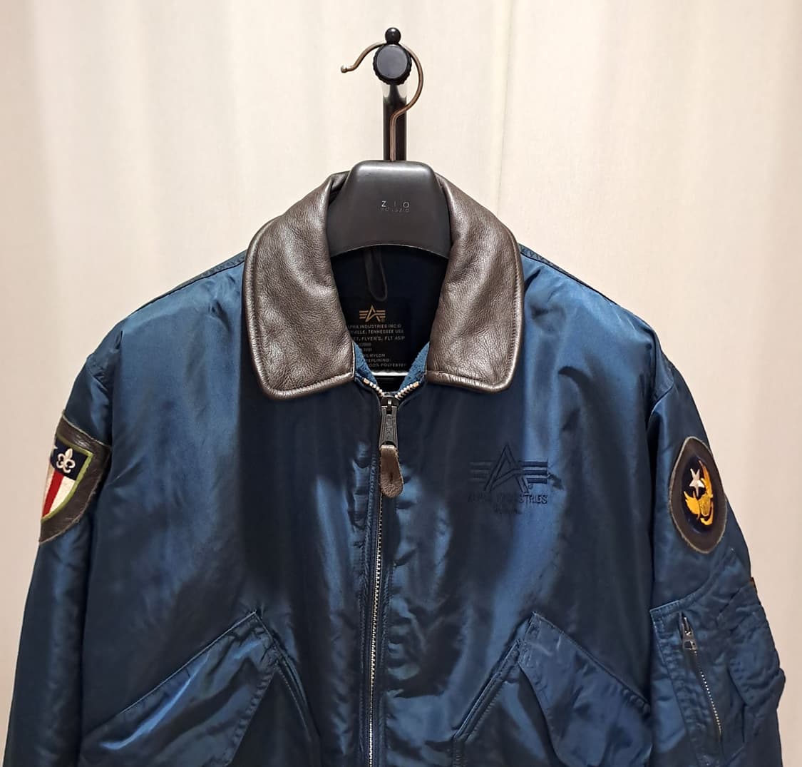 (택포) 알파인더스트리 CWU-45P 가죽카라 플라이트자켓 XL A779 상품이미지2