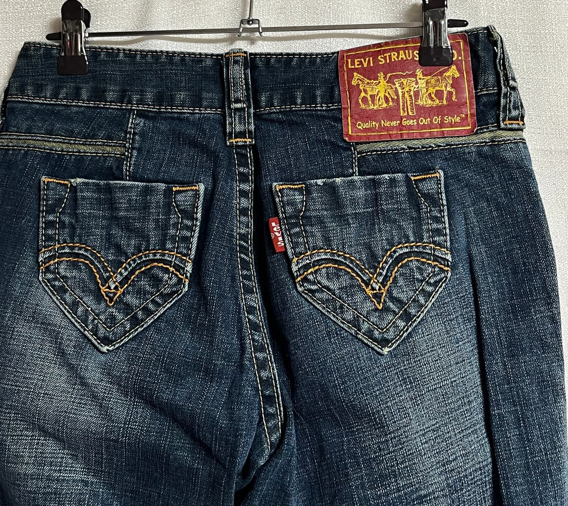 리바이스 타입1 웨스턴 로우라이즈 부츠컷 데님팬츠 26 상품이미지6