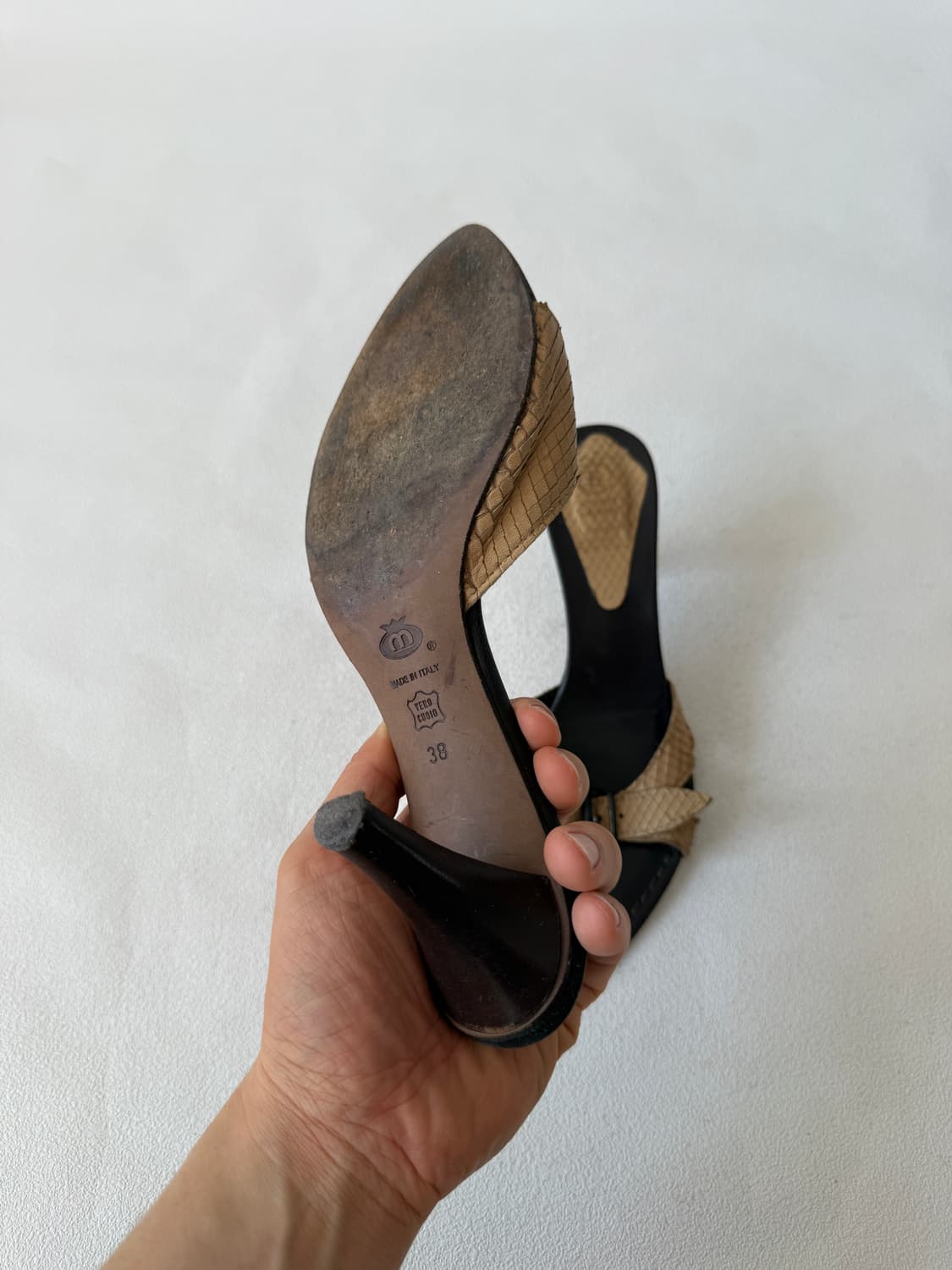 [EU38]MADE IN ITALY 리얼 파이톤 구두 상품이미지8