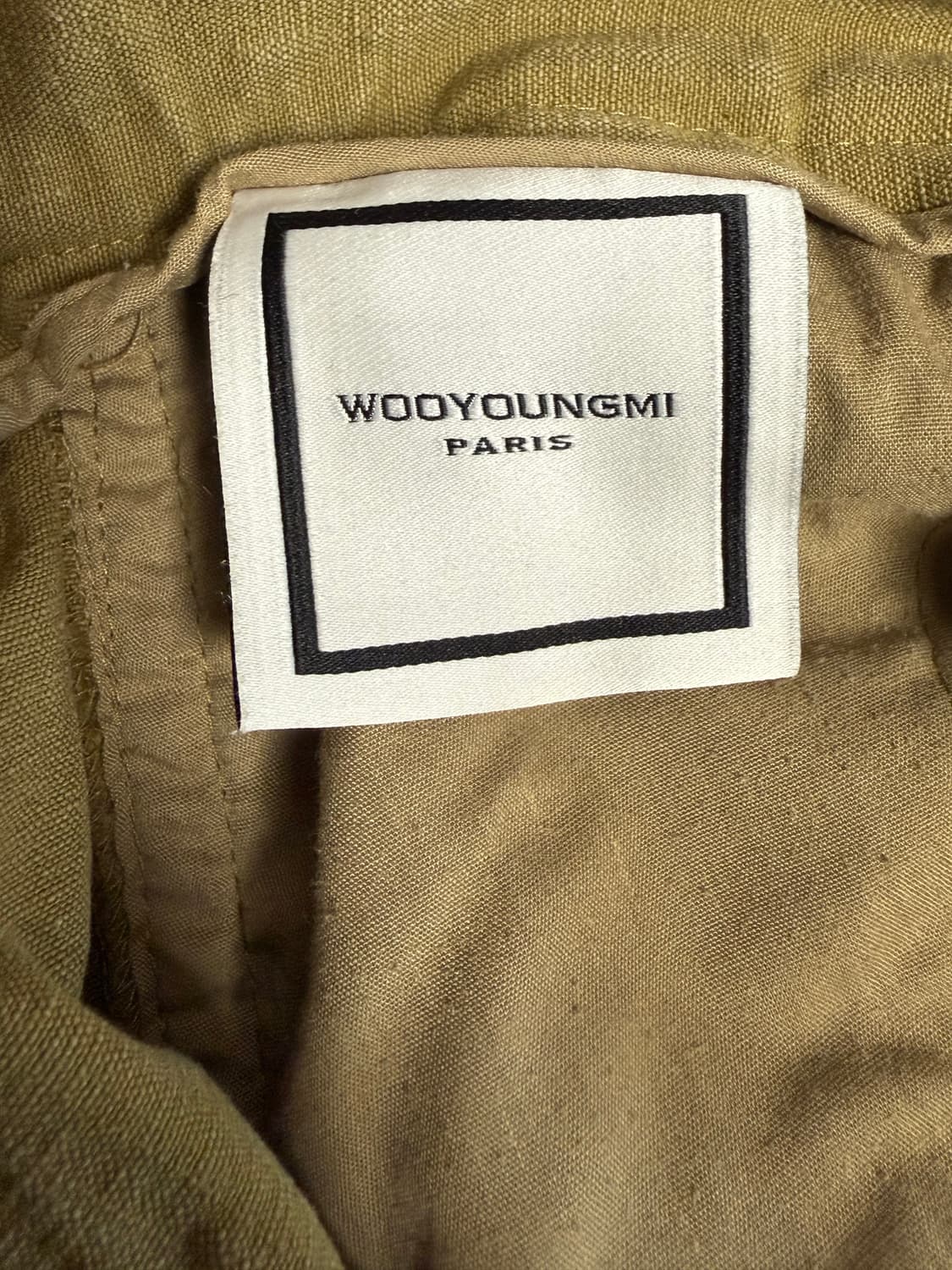 우영미 팬츠 면바지 50사이즈 판매 상품이미지3