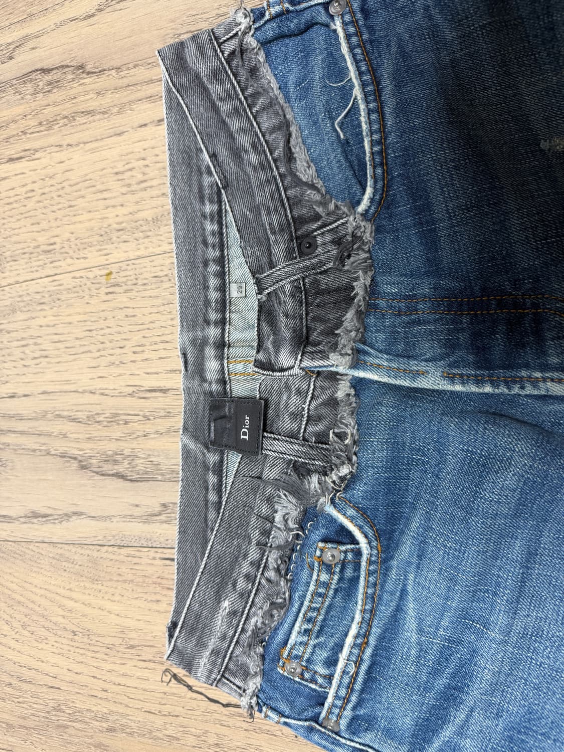 디올옴므 이중데님 기장 수선품 29 상품이미지3