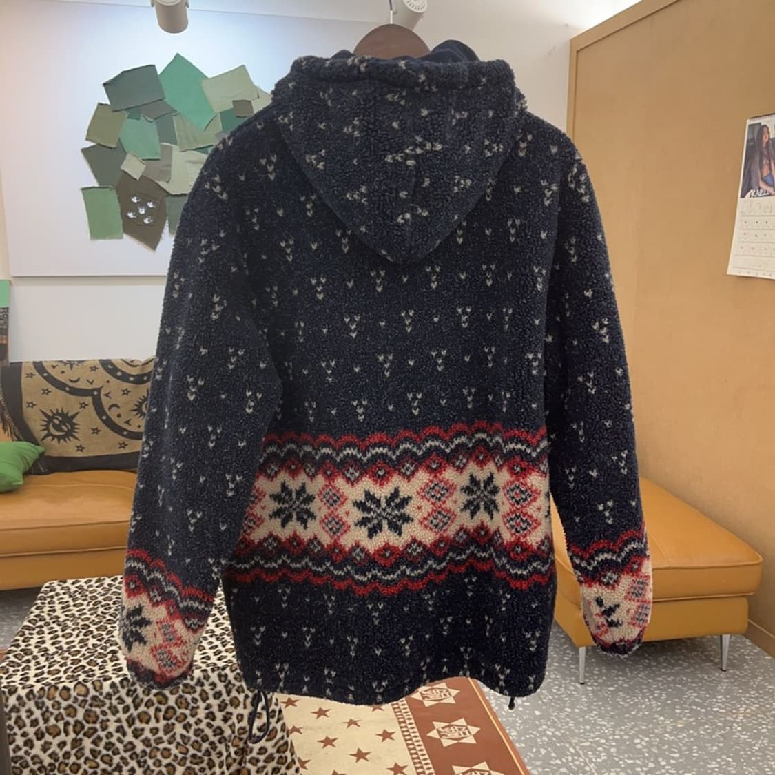 리 노르딕 스노우 플레이크 양털 후리스 자켓 100 C09452 상품이미지4