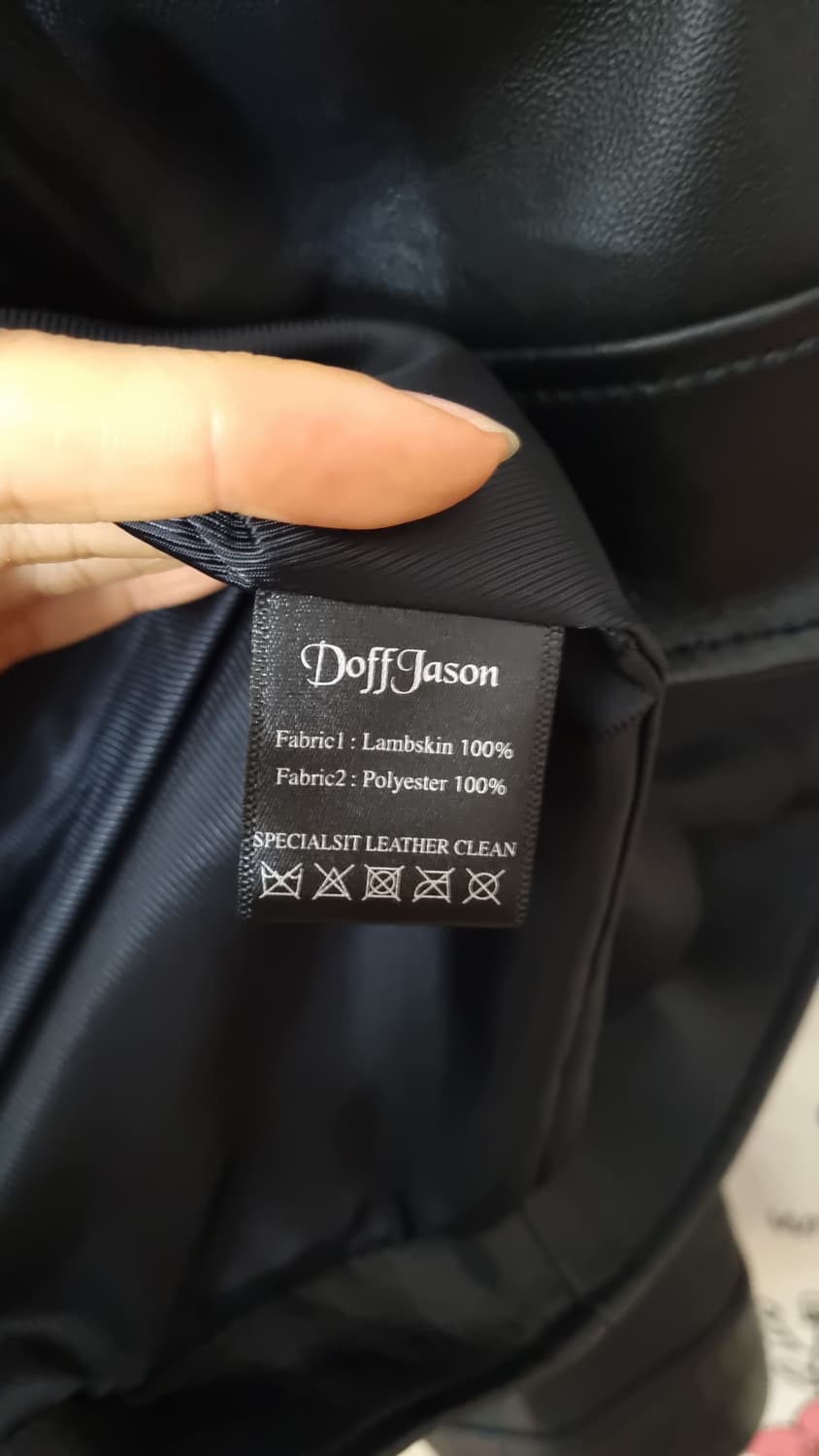 DOFFJASON 양가죽 오버핏 자켓L 상품이미지7