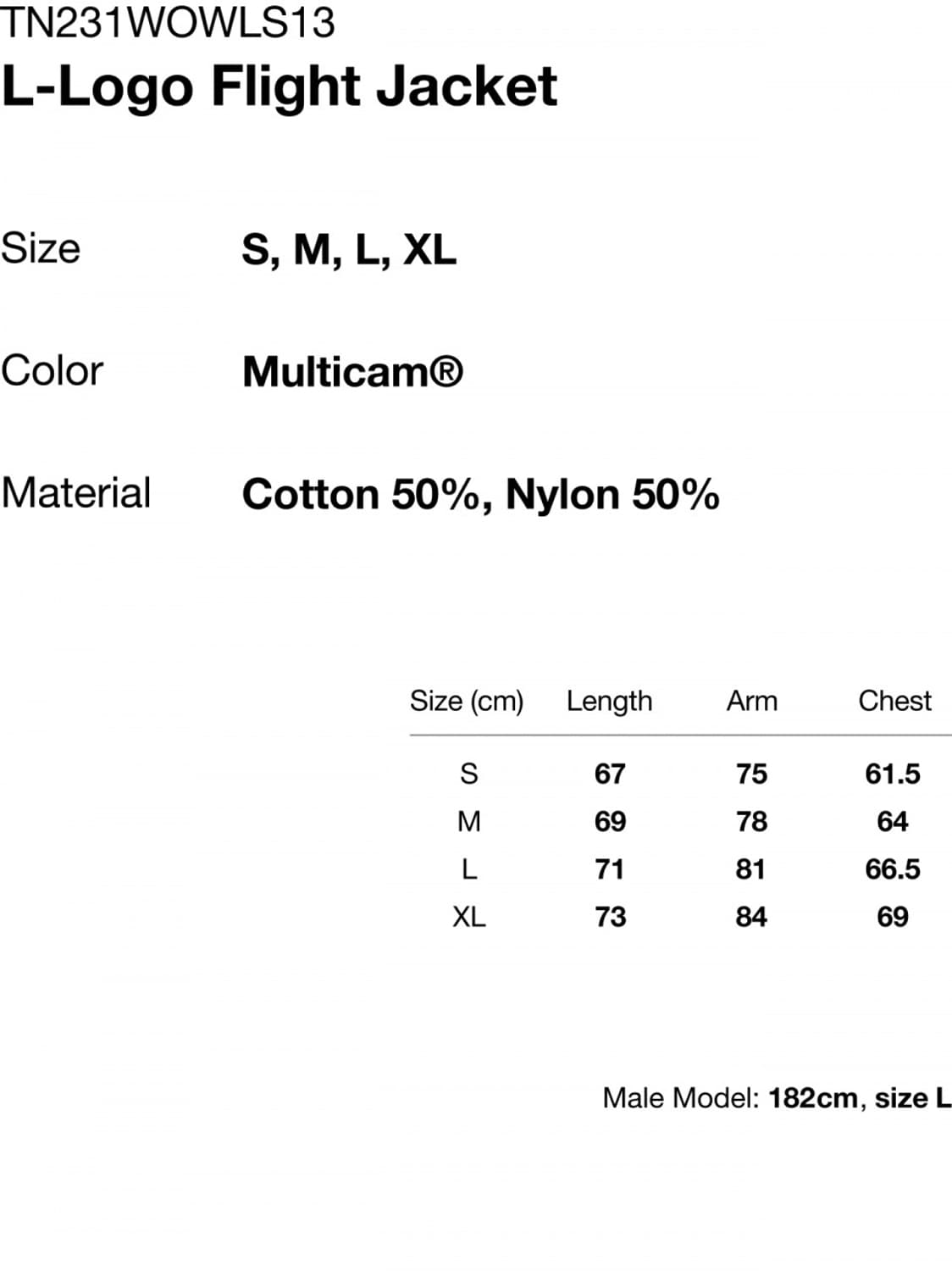 디스이즈네버댓 플라이트 자켓 멀티캠 카모 상품이미지4