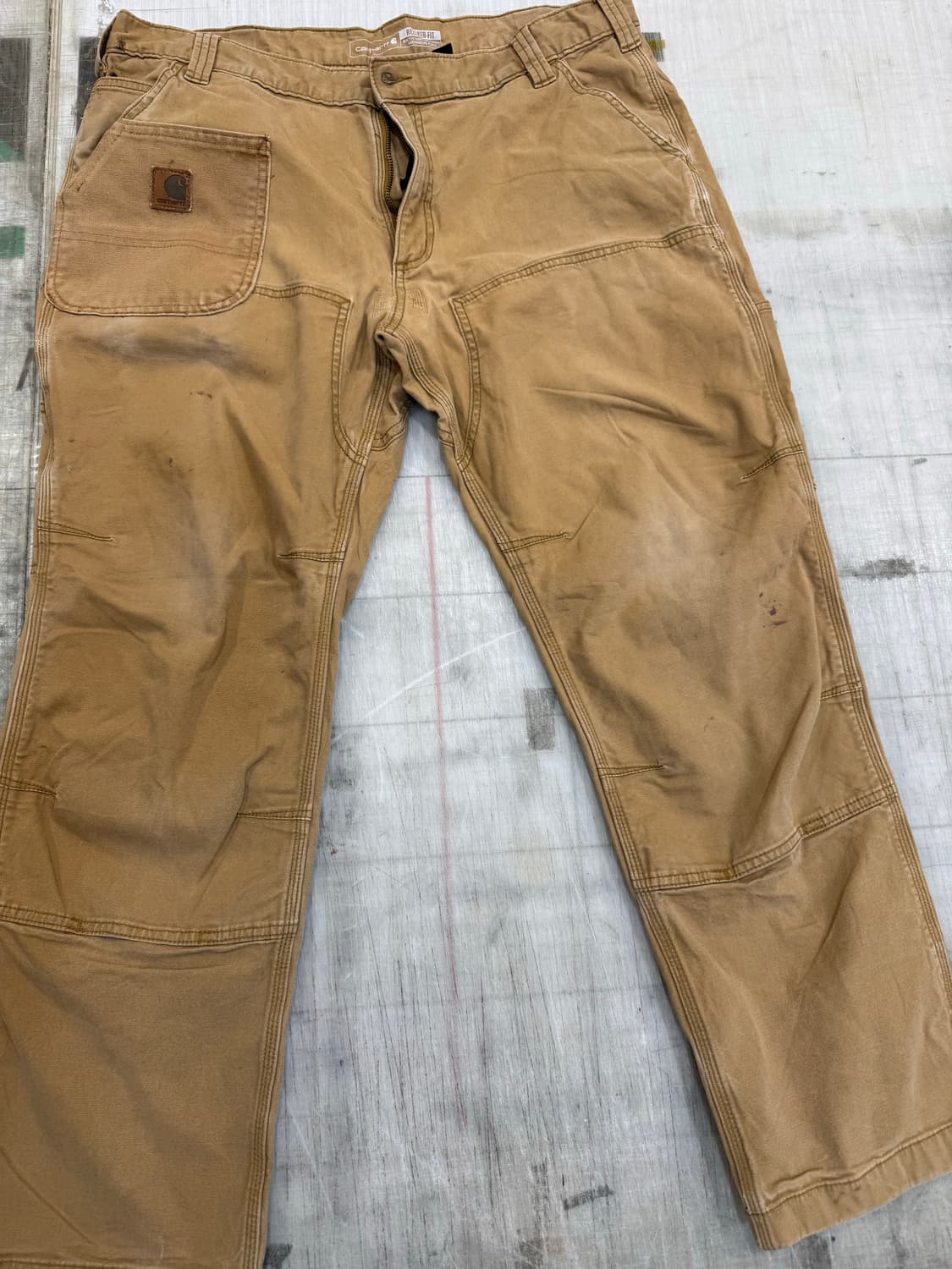 칼하트 더블니팬츠 러기드 플렉스 릴렉스핏 38x30 워크웨어 상품이미지1