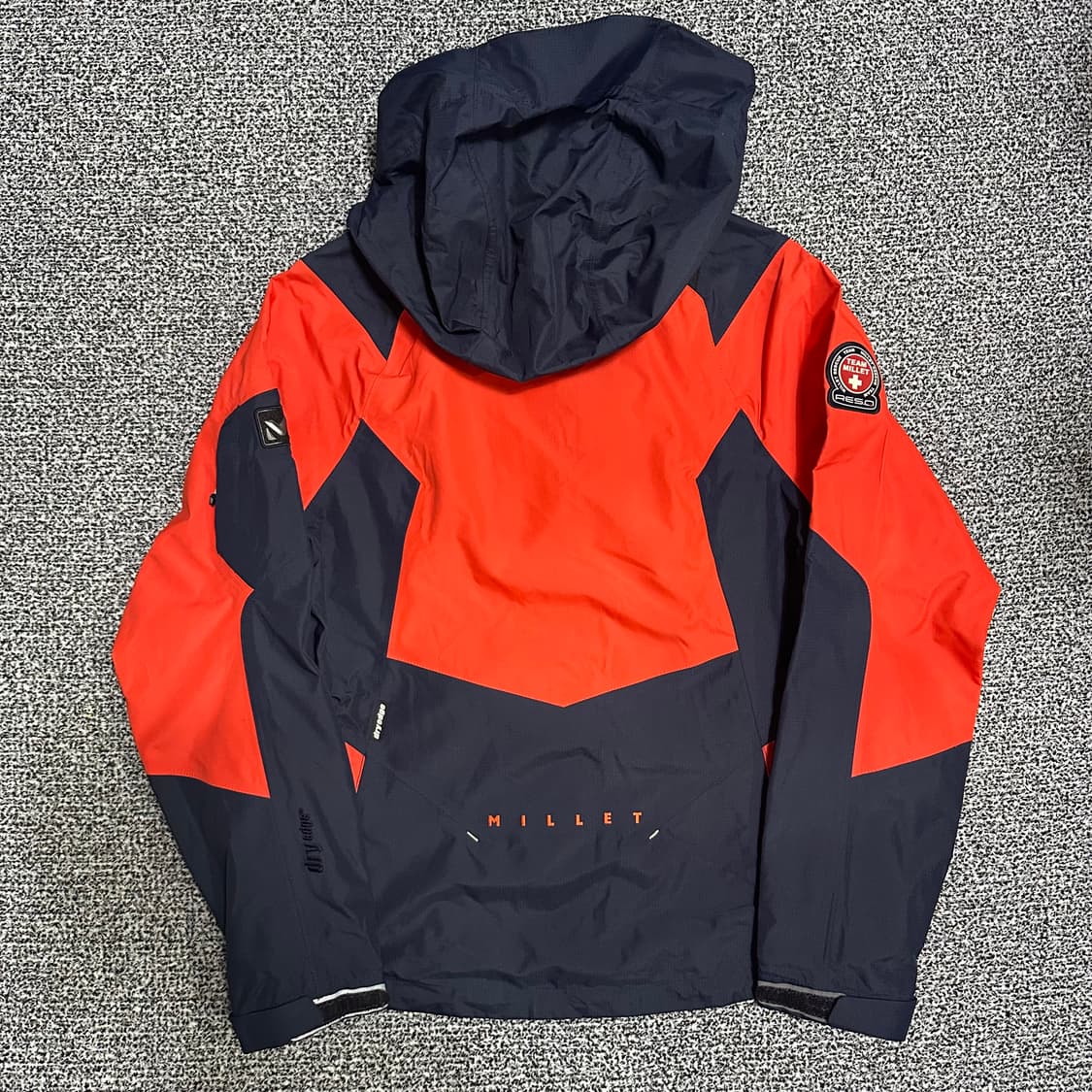 (90) 밀레 오렌지/네이비 바람막이 자켓 상품이미지4