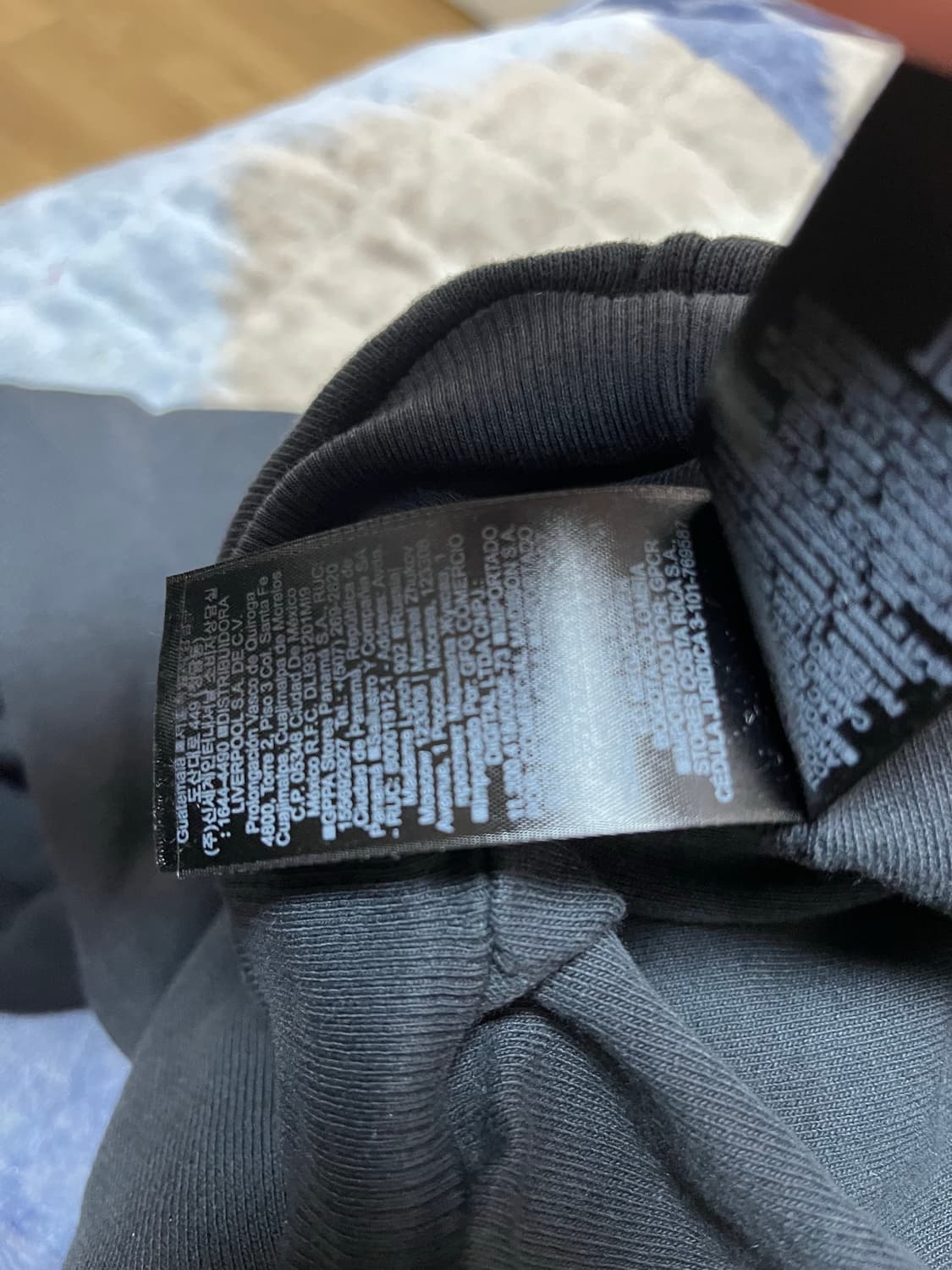 [L택포] 이지 갭 엔지니어드 바이 발렌시아가 도브 후드 워시드 블랙 상품이미지8