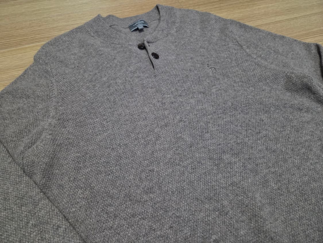 헤지스 헨리넥 풀오버 캐시미어 100 니트 상품이미지3