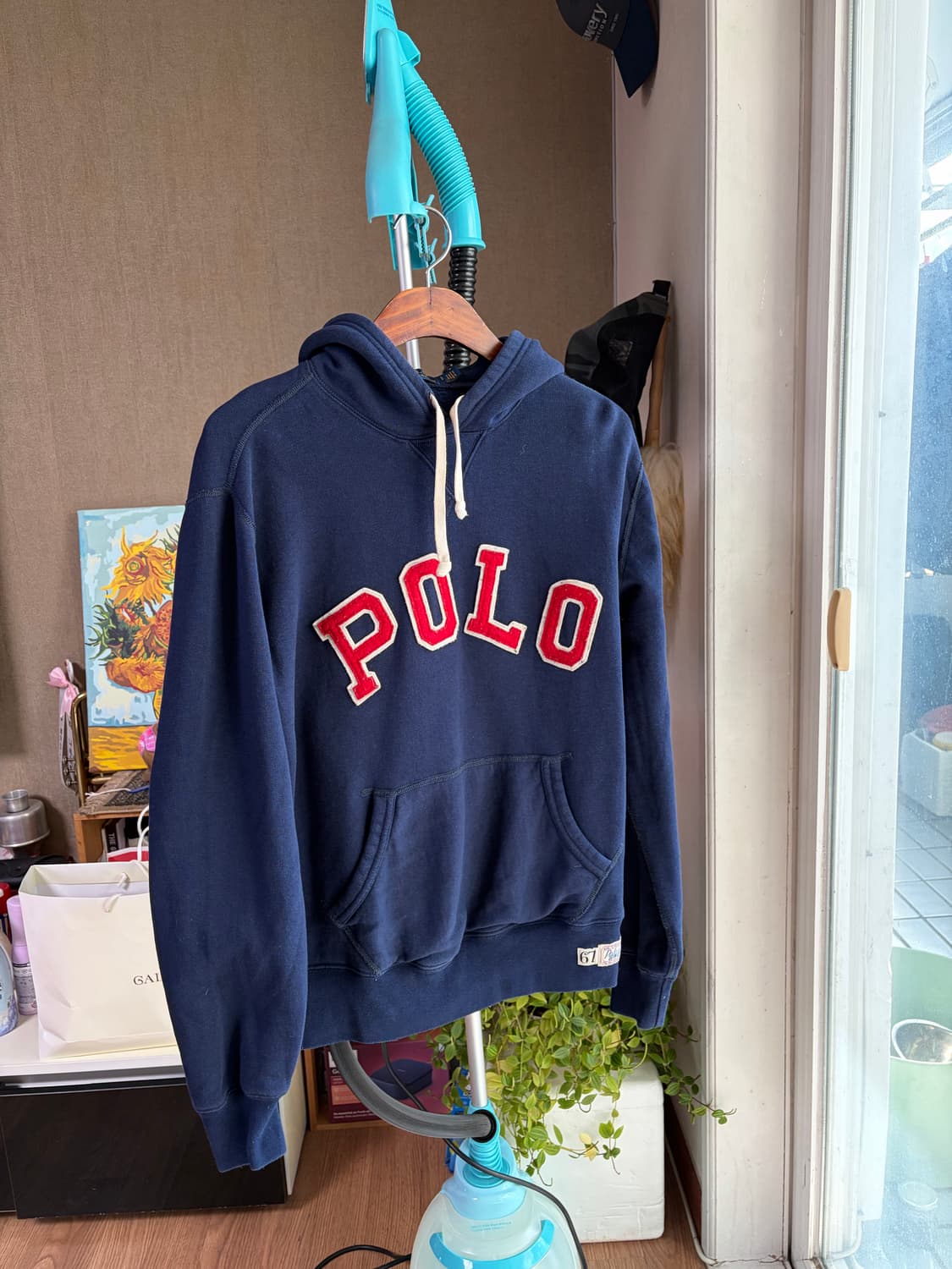 폴로 신형라벨 자수후드티 상품이미지1