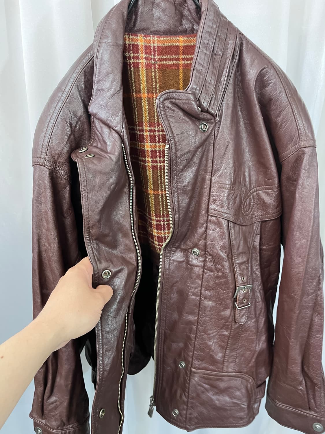 vintage leather jacket  상품이미지5