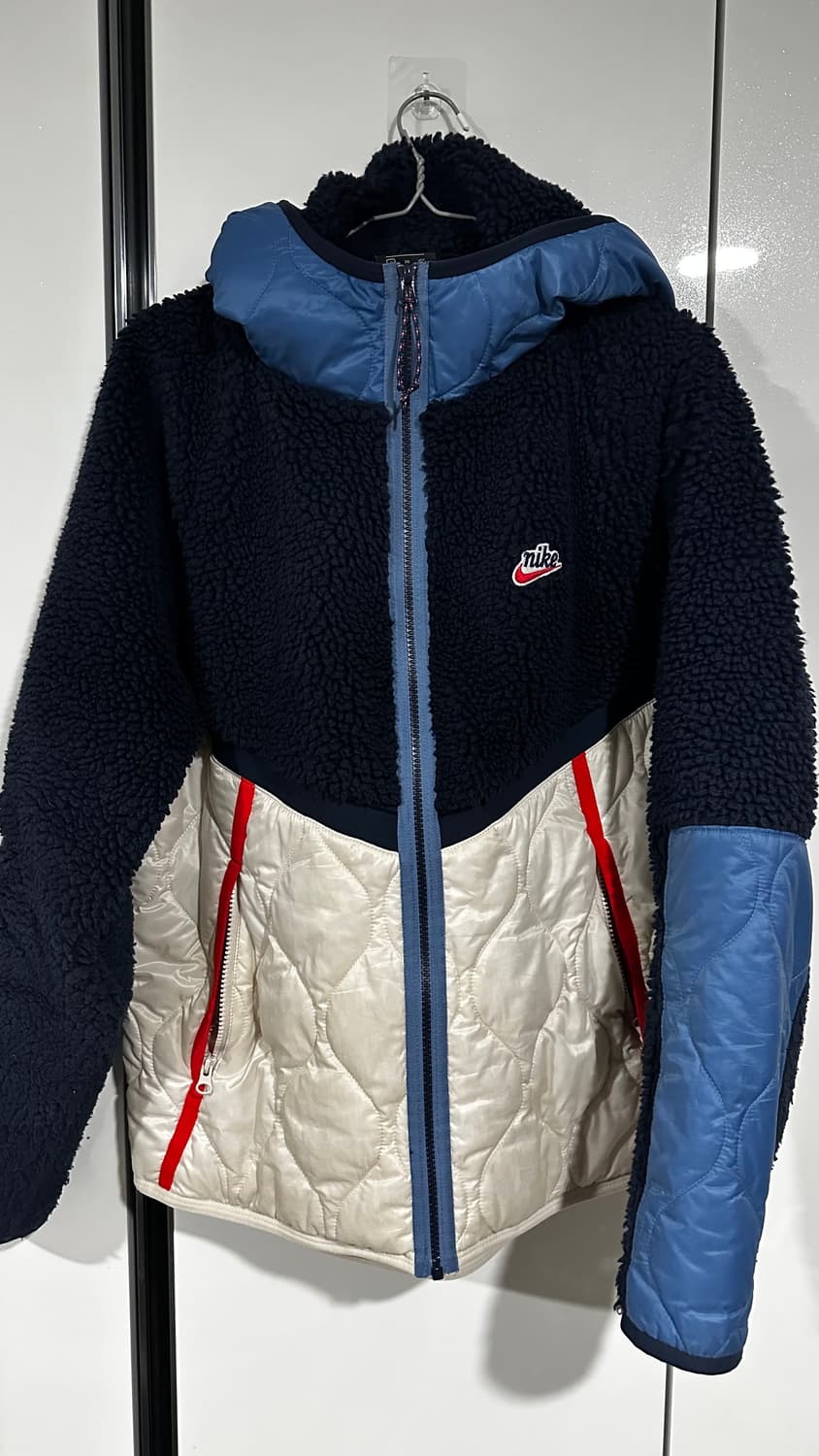 나이키 NSW 헤리티지 옵시디언 블랙 자켓 XL 상품이미지1