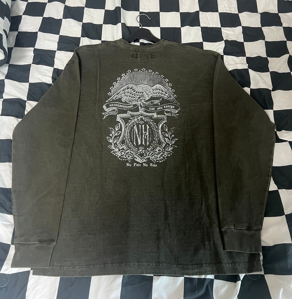 네이버후드 피그먼트다이드 긴팔티 105 상품이미지3