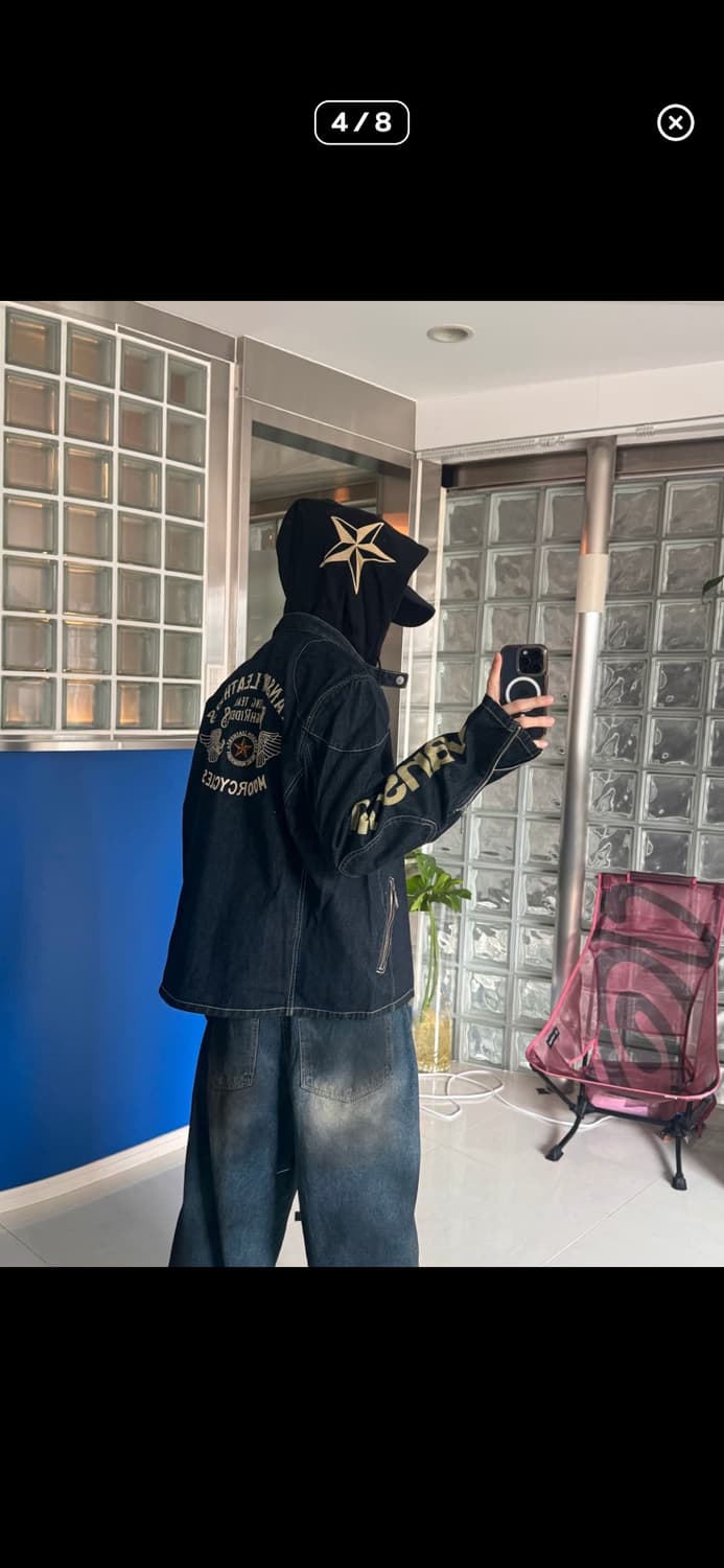 벤슨 라이더 후디 데님 자켓 집업 상품이미지7