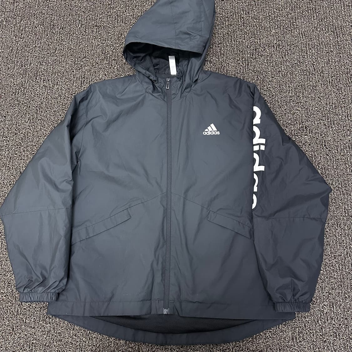 아디다스 경량 바람막이 자켓 블랙 S 상품이미지1