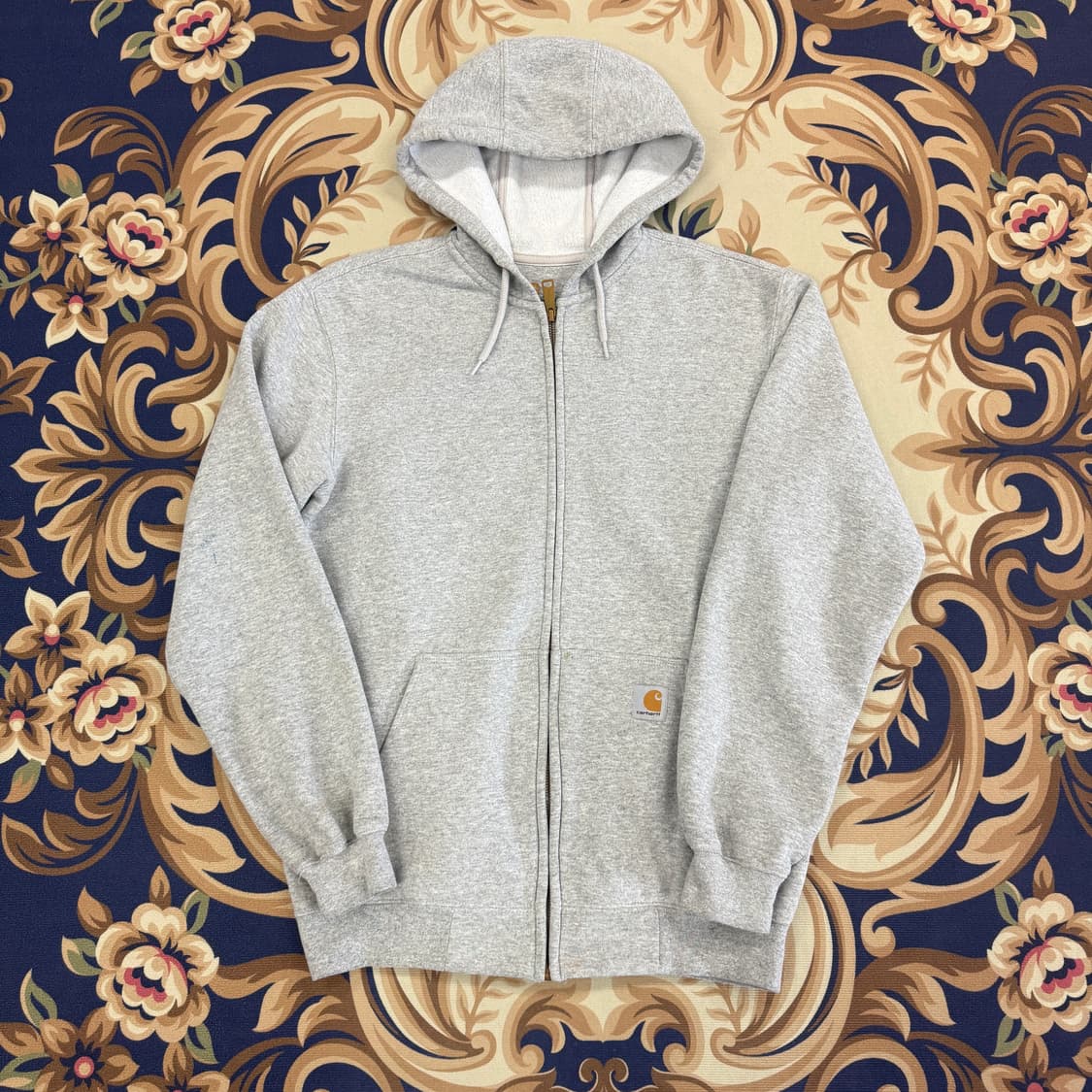 (S)칼하트 Carhartt 후드집업 티셔츠(헤더그레이) 상품이미지1