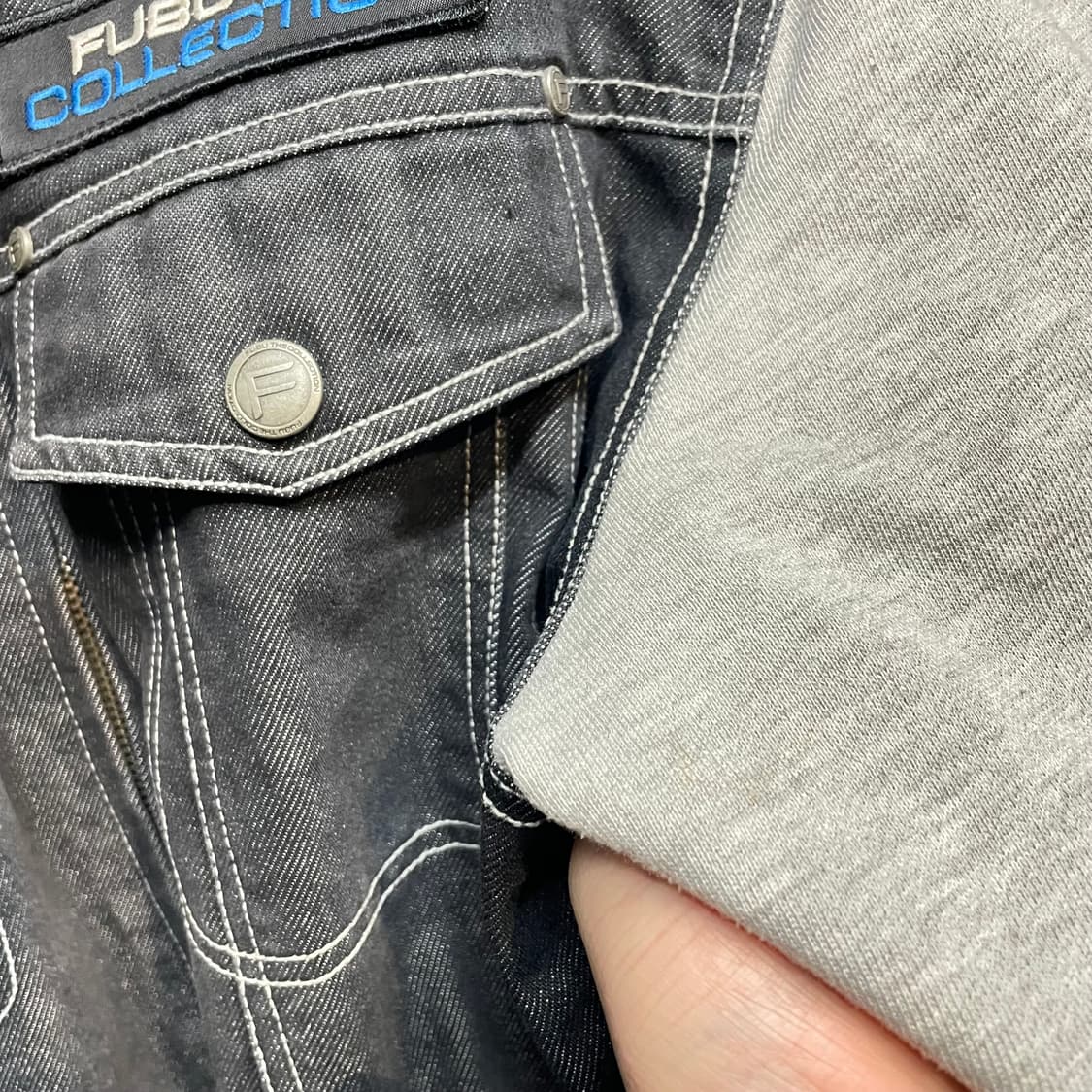 Fubu 후부 더 컬렉션 y2k 데님 바시티 상품이미지2
