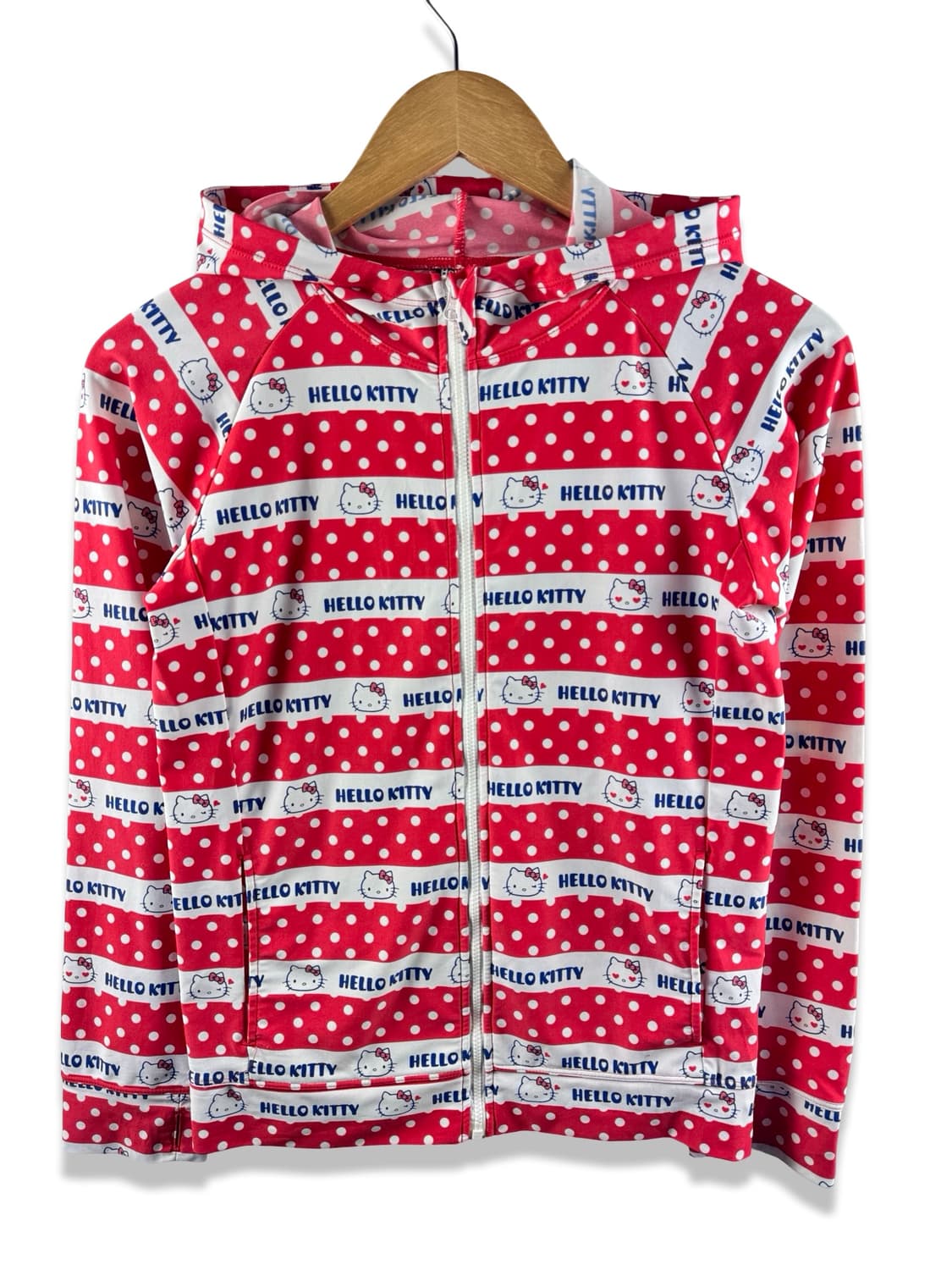 헬로키티 레드 도트 스위밍 집업2190 상품이미지1