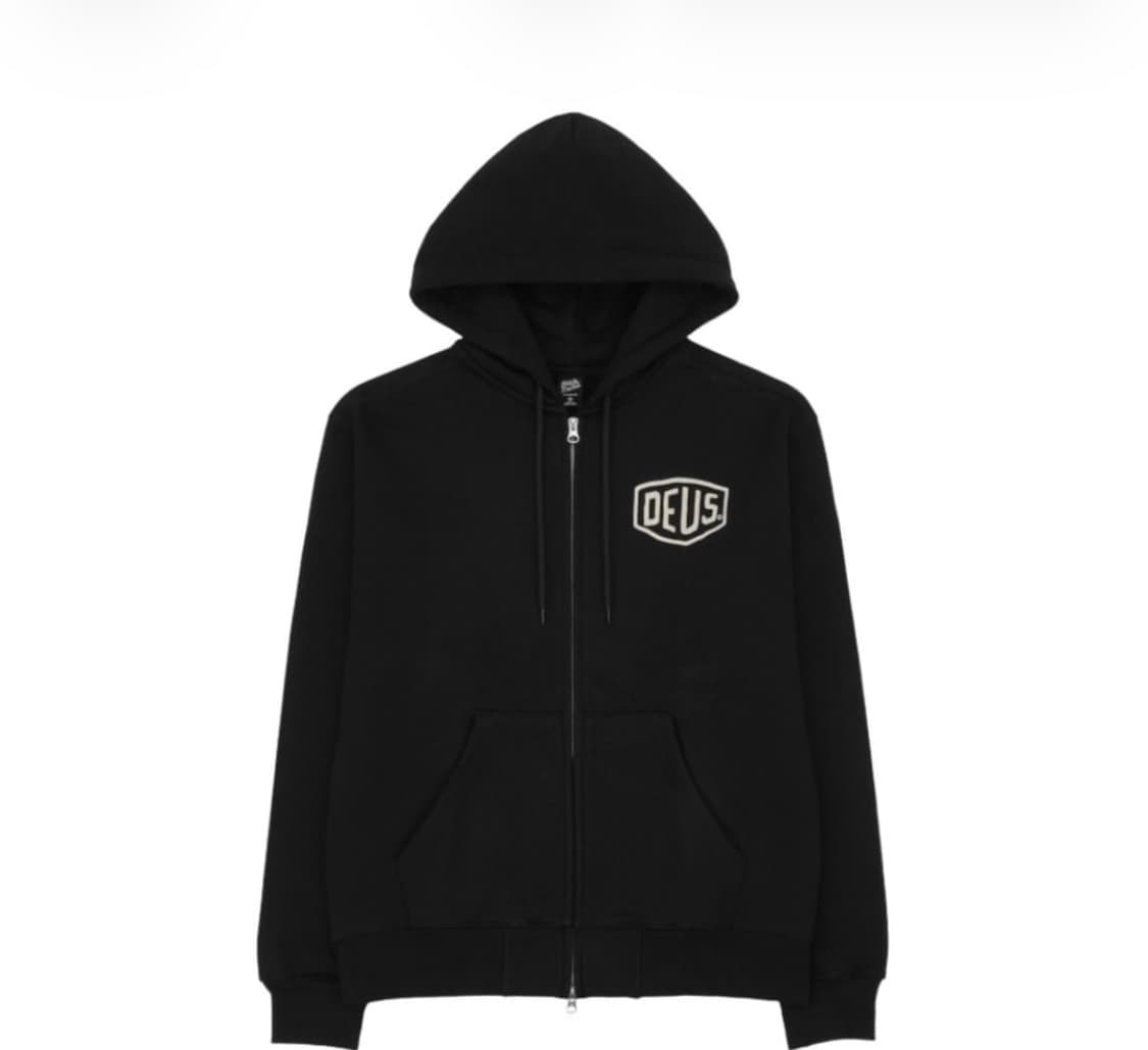 데우스 엑스 마키나 서울 컬리지 후드집업 블랙 s 상품이미지1