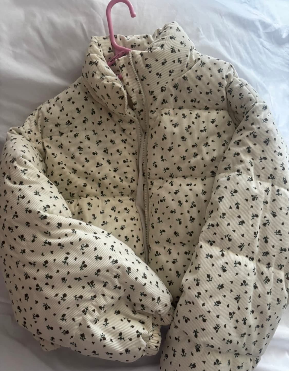 플라워크롭패딩 상품이미지1