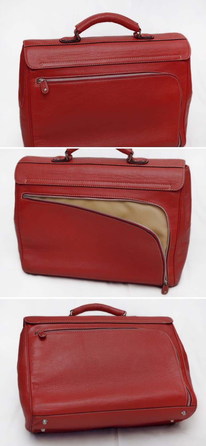 이사이아 (ISAIA) 나폴리 풀레더 이탈리안 클래식 브리프케이스 상품이미지4