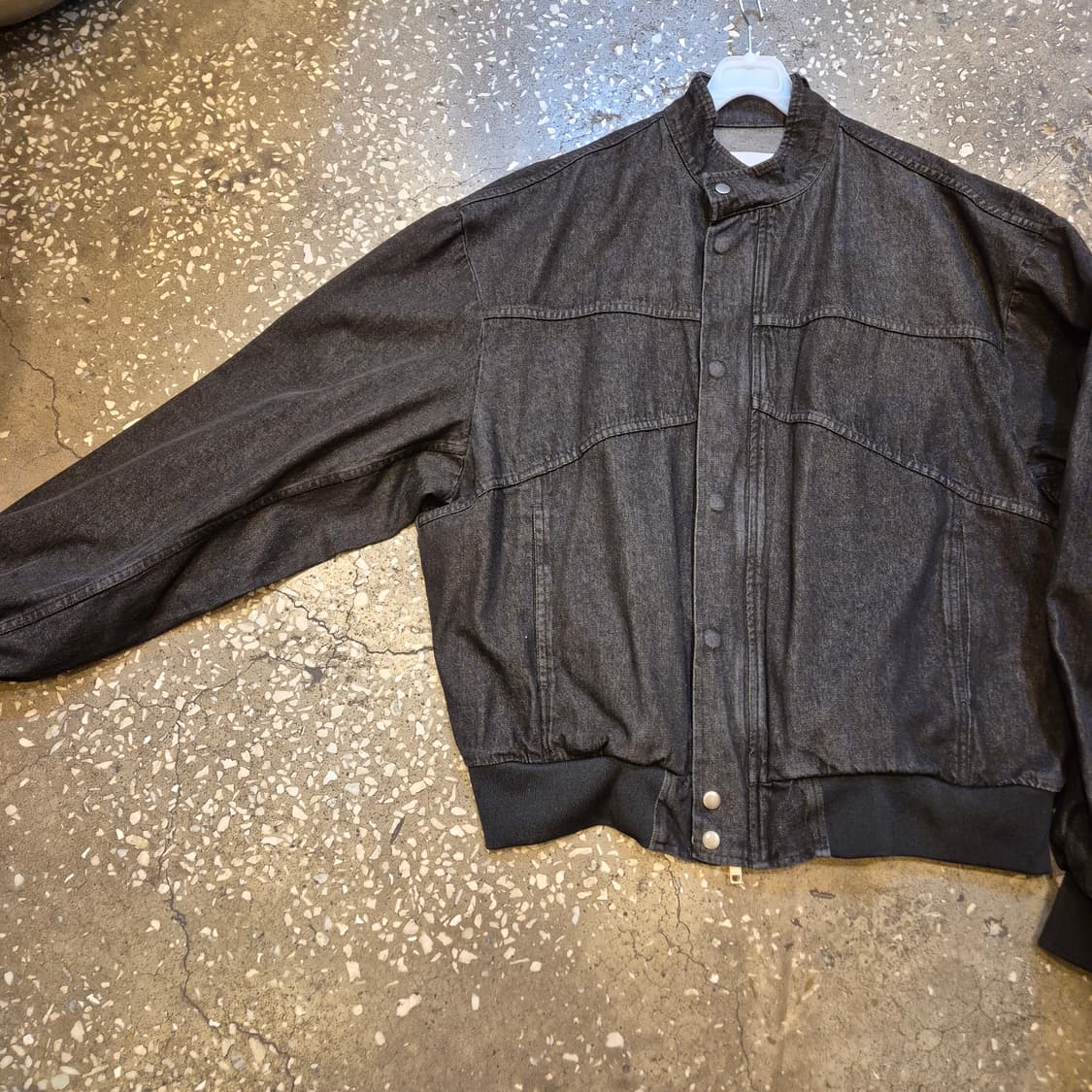 FREE(착샷잇음) 흑청 오버핏 블루종 데님자켓  상품이미지6
