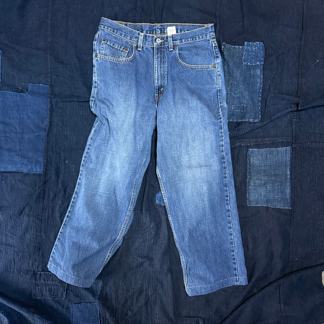 90‘s 리바이스 569 루즈 스트레이트핏 데님 팬츠 32 상품이미지1