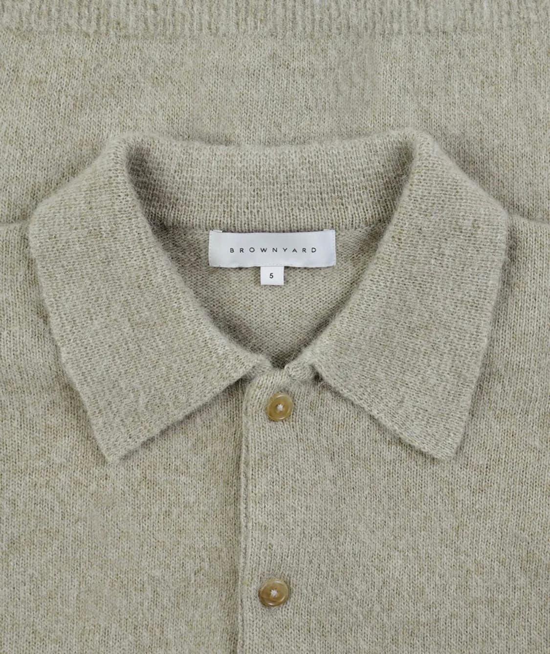 [3] 브라운야드 알파카 카라 가디건 상품이미지3