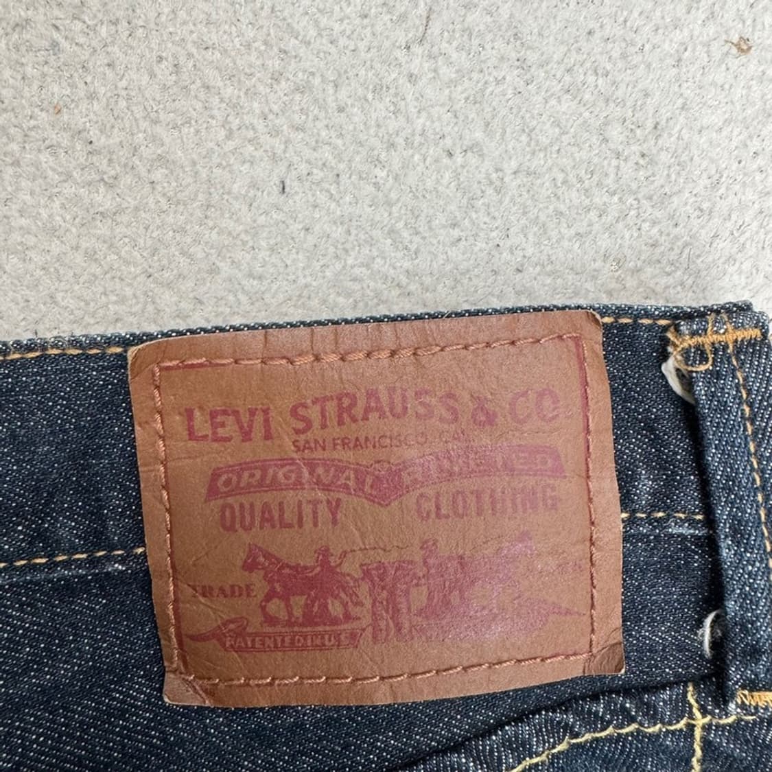 LEVI'S 스트레이트 데님 팬츠 W33 L30 상품이미지7