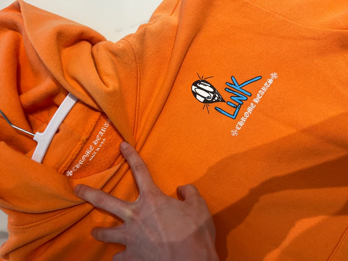 크롬하츠 매티보이 후드스웻 오렌지  xl 상품이미지2