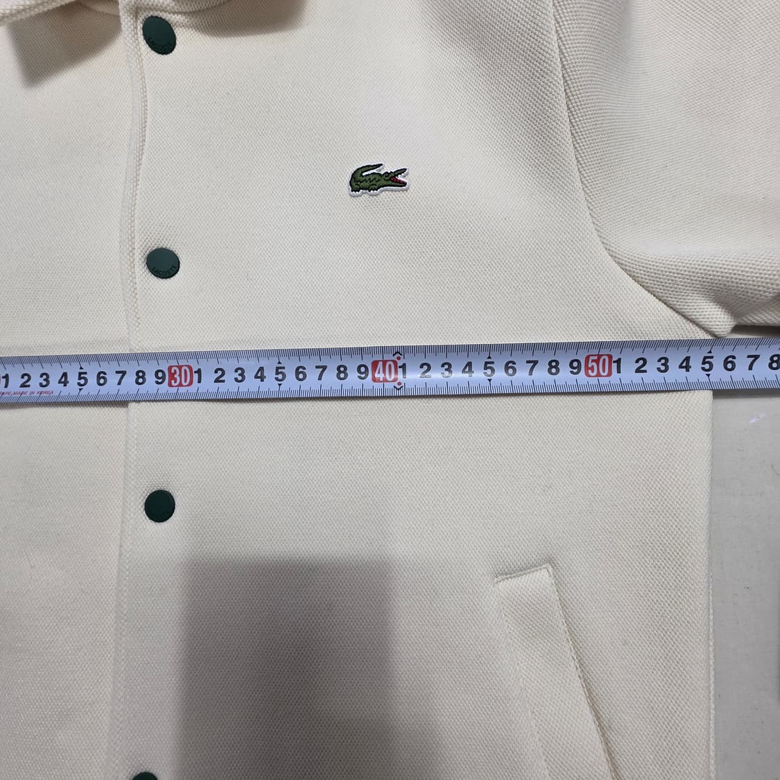 1772 라코스테 이중지 스타디움 스냅버튼 스웻 자켓 FR4(M) 상품이미지9